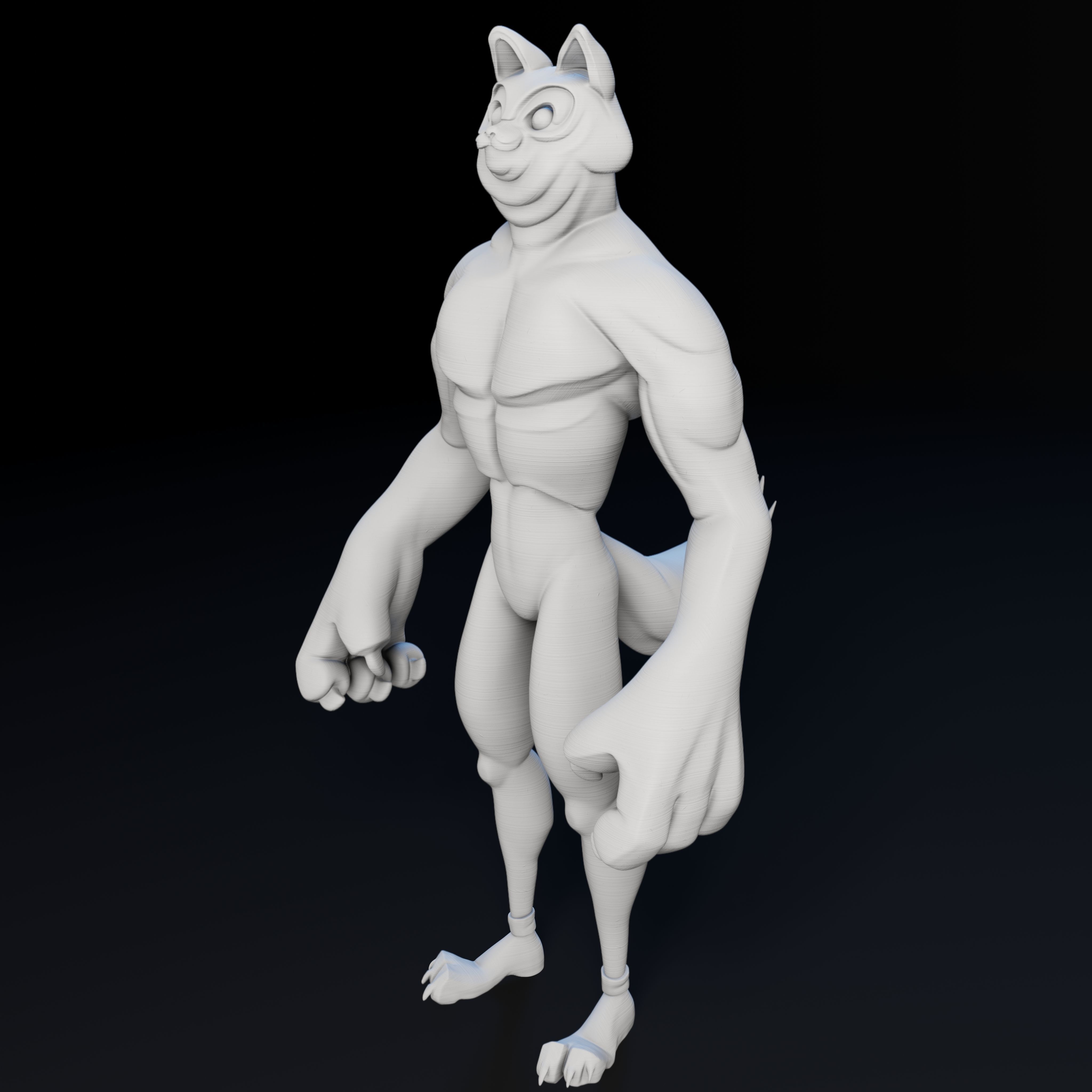 Kitty Cat Dude - 3D Print Model 3D print model_16