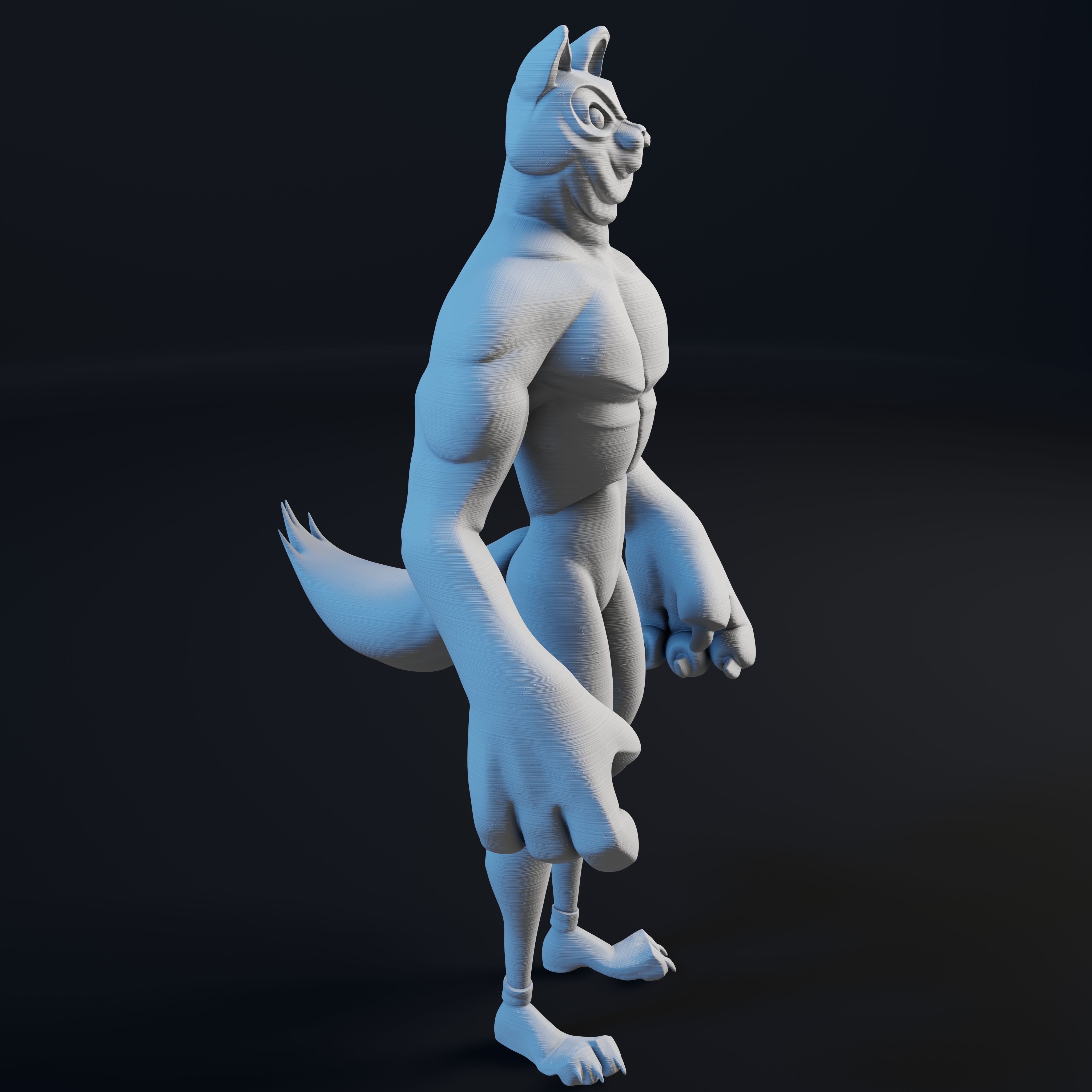 Kitty Cat Dude - 3D Print Model 3D print model_28