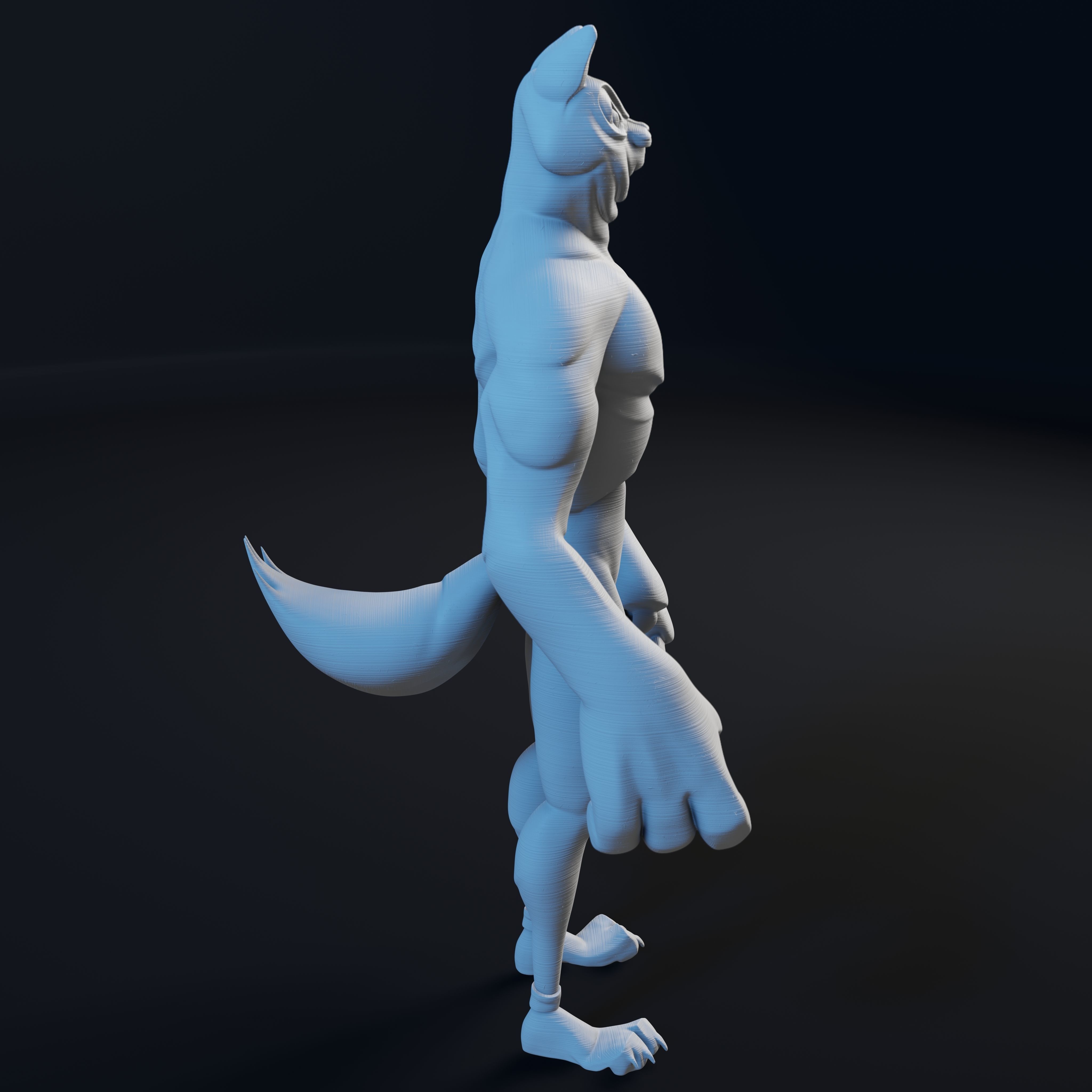 Kitty Cat Dude - 3D Print Model 3D print model_22