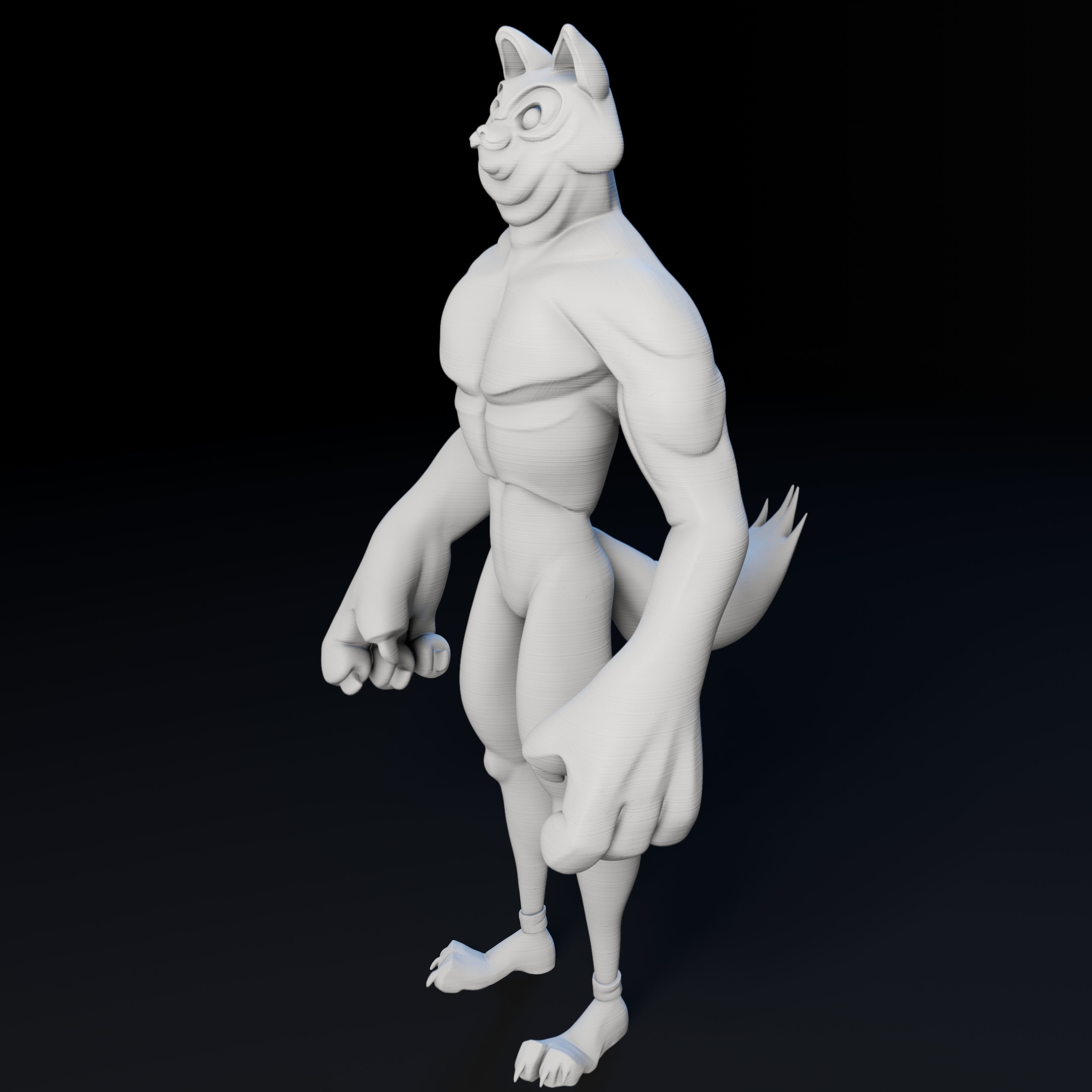 Kitty Cat Dude - 3D Print Model 3D print model_13