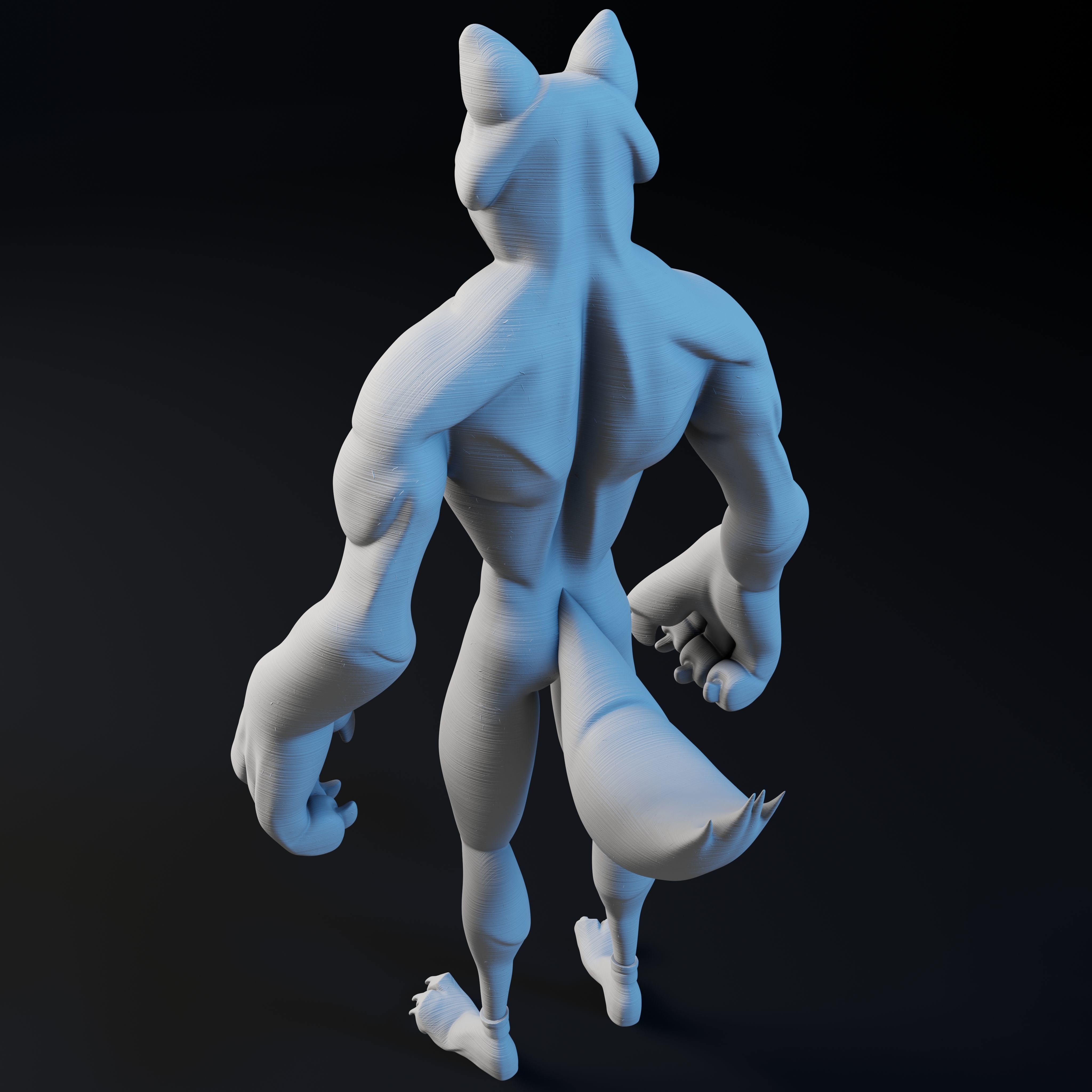 Kitty Cat Dude - 3D Print Model 3D print model_2