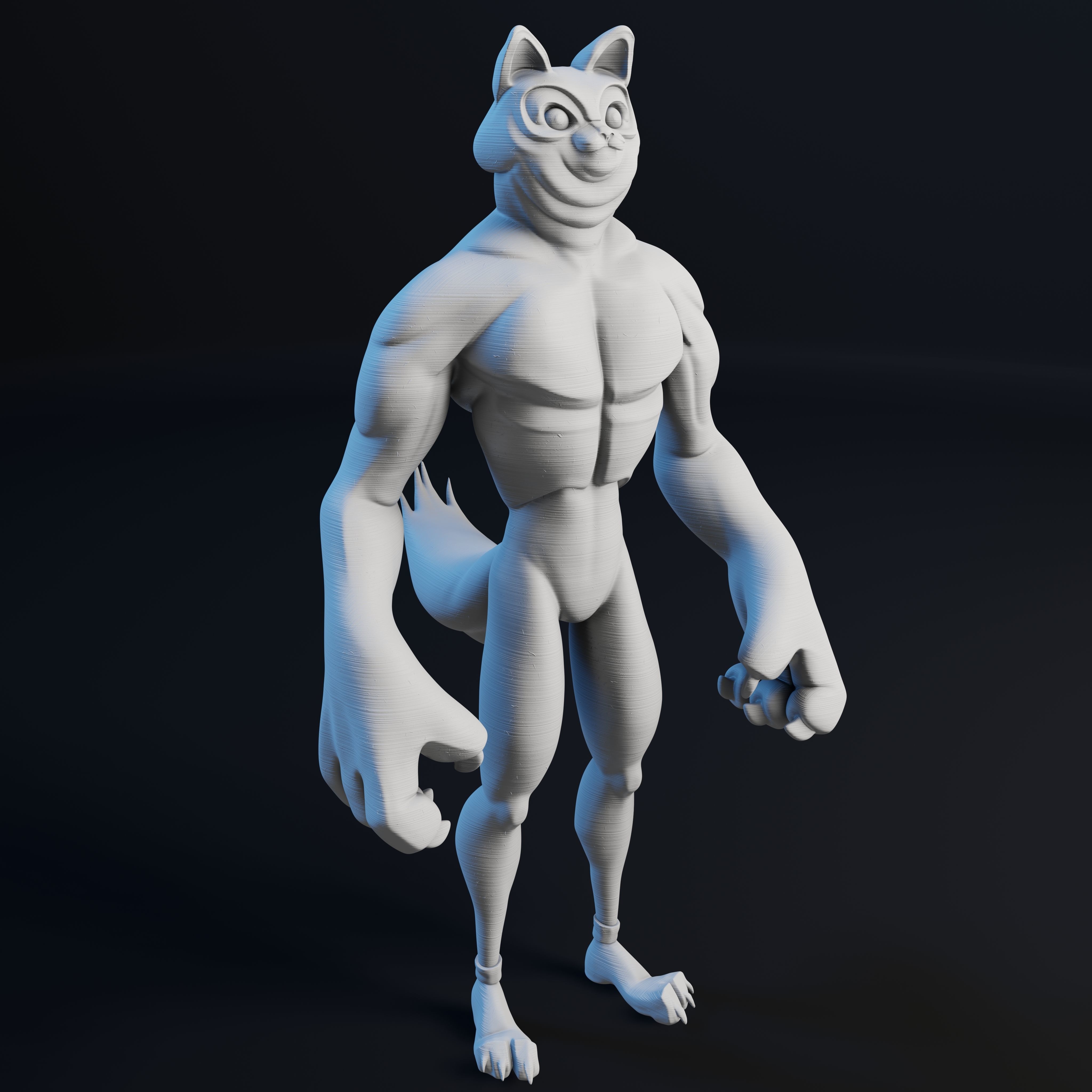 Kitty Cat Dude - 3D Print Model 3D print model_41
