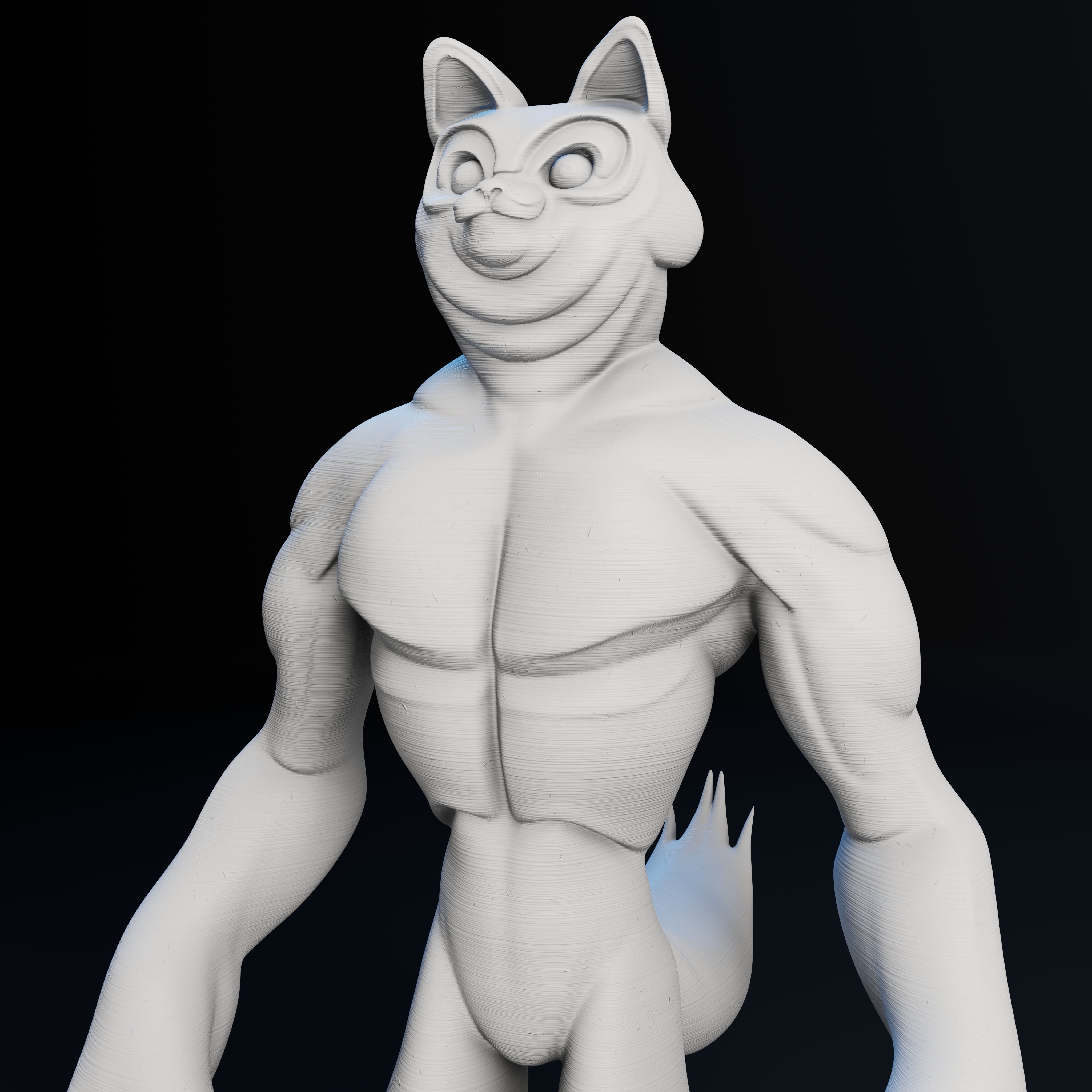 Kitty Cat Dude - 3D Print Model 3D print model_4