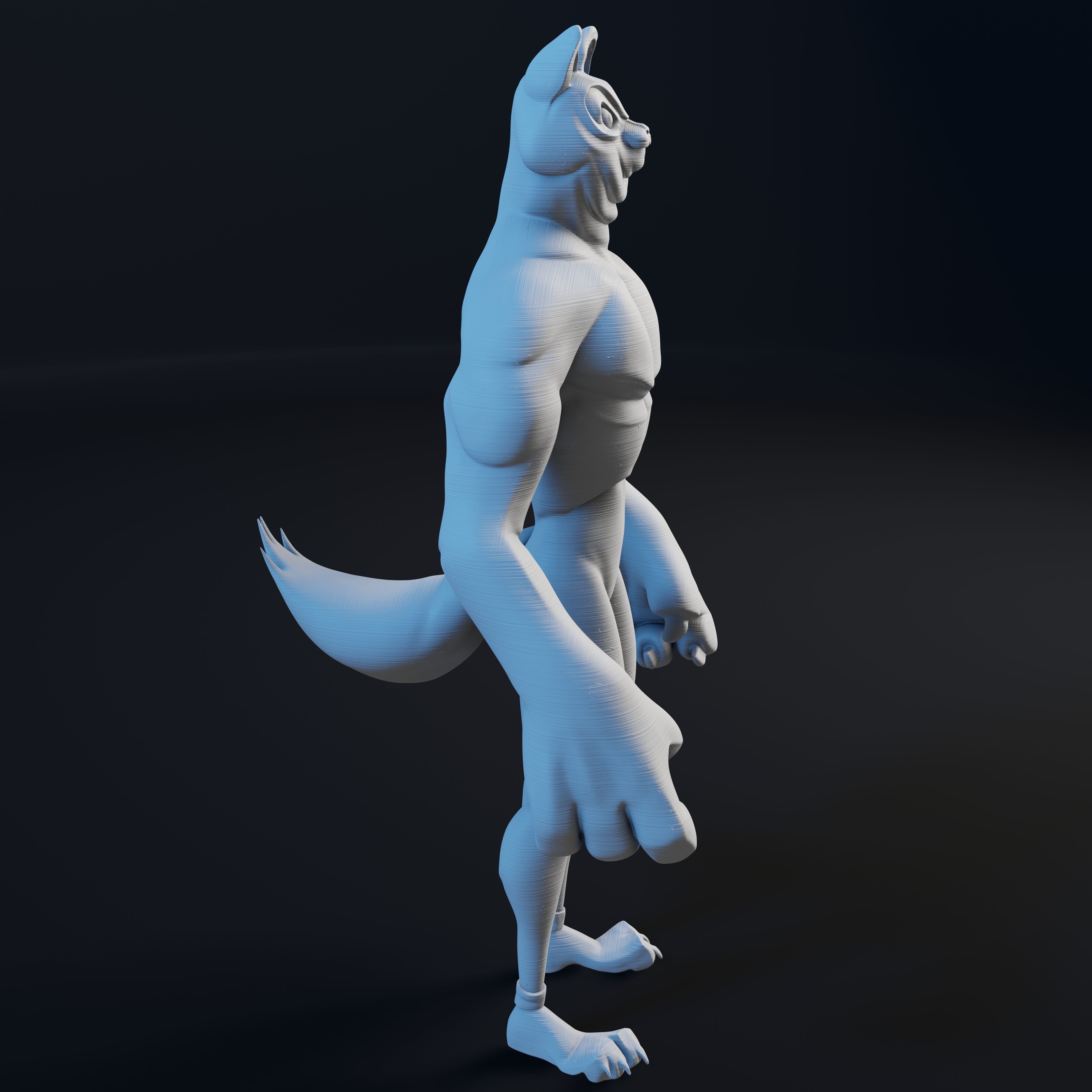 Kitty Cat Dude - 3D Print Model 3D print model_23
