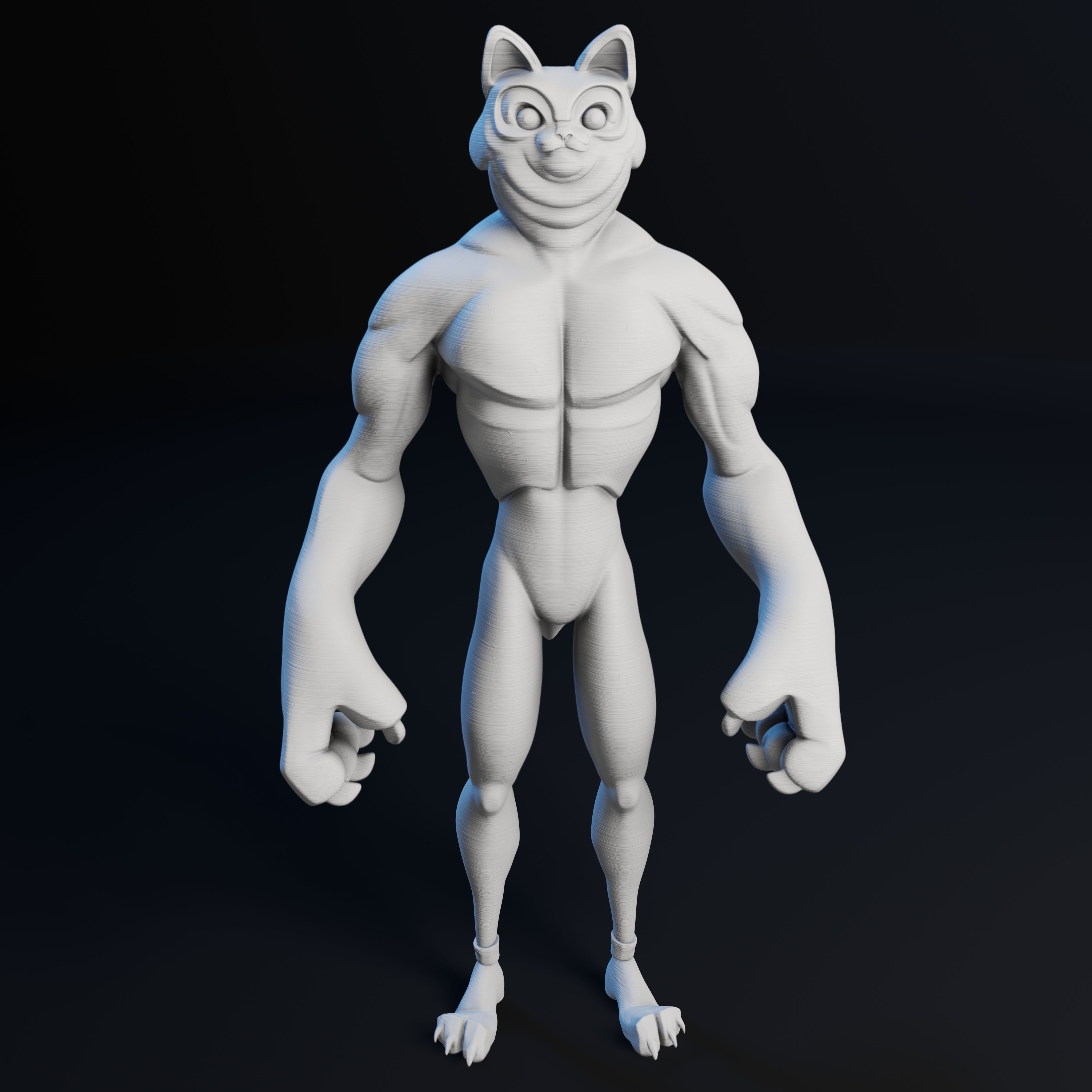 Kitty Cat Dude - 3D Print Model 3D print model_36