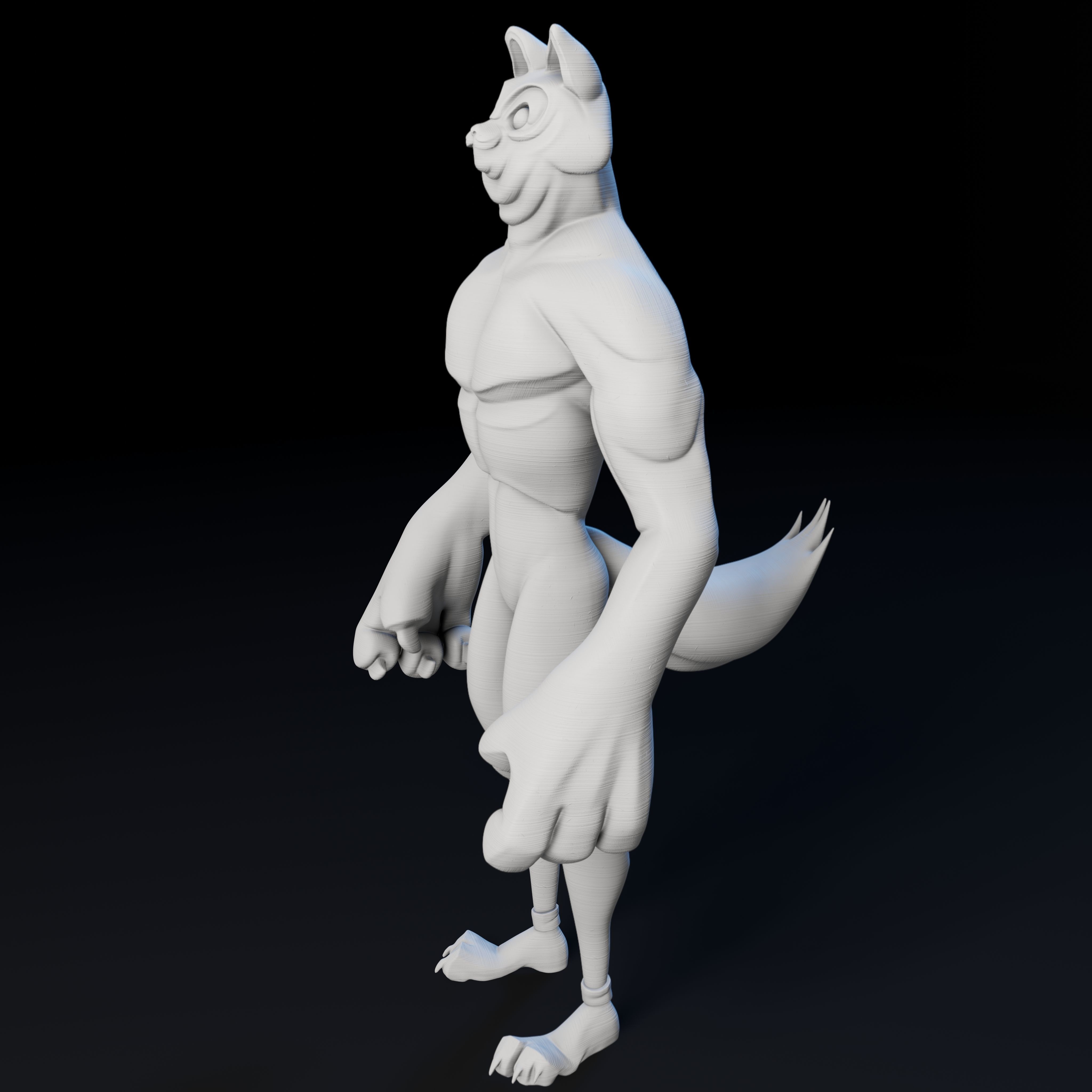 Kitty Cat Dude - 3D Print Model 3D print model_9