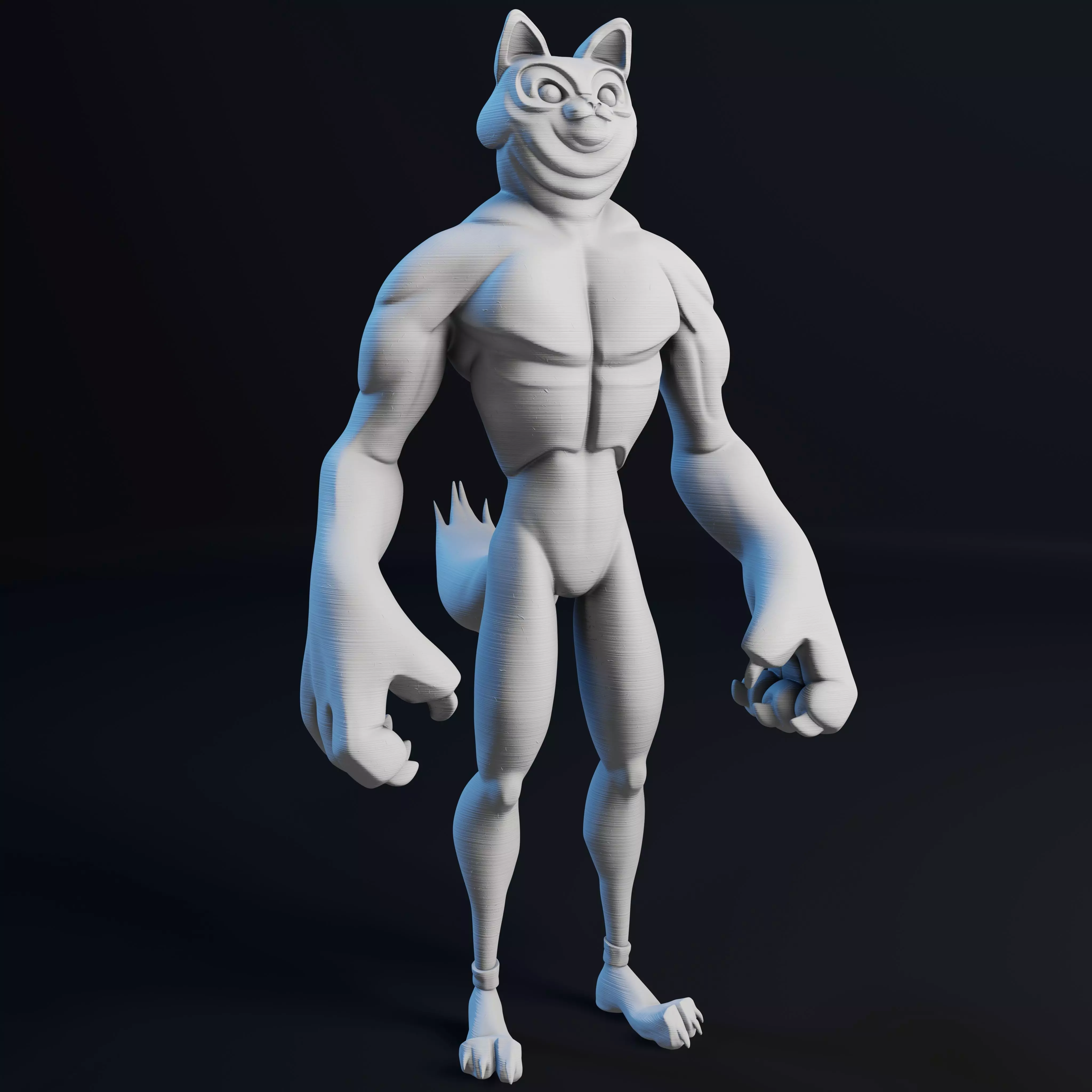 Kitty Cat Dude - 3D Print Model 3D print model_0