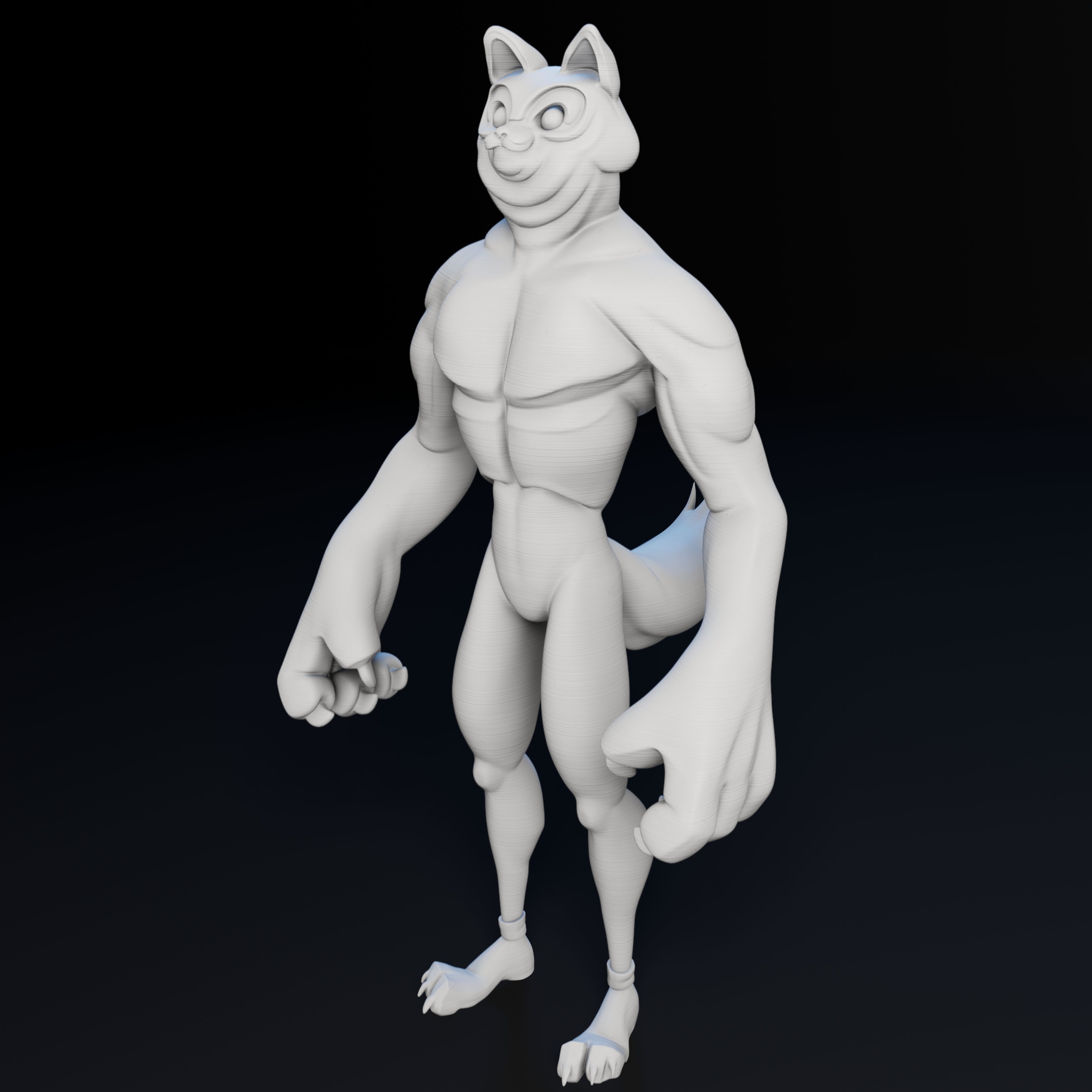 Kitty Cat Dude - 3D Print Model 3D print model_11
