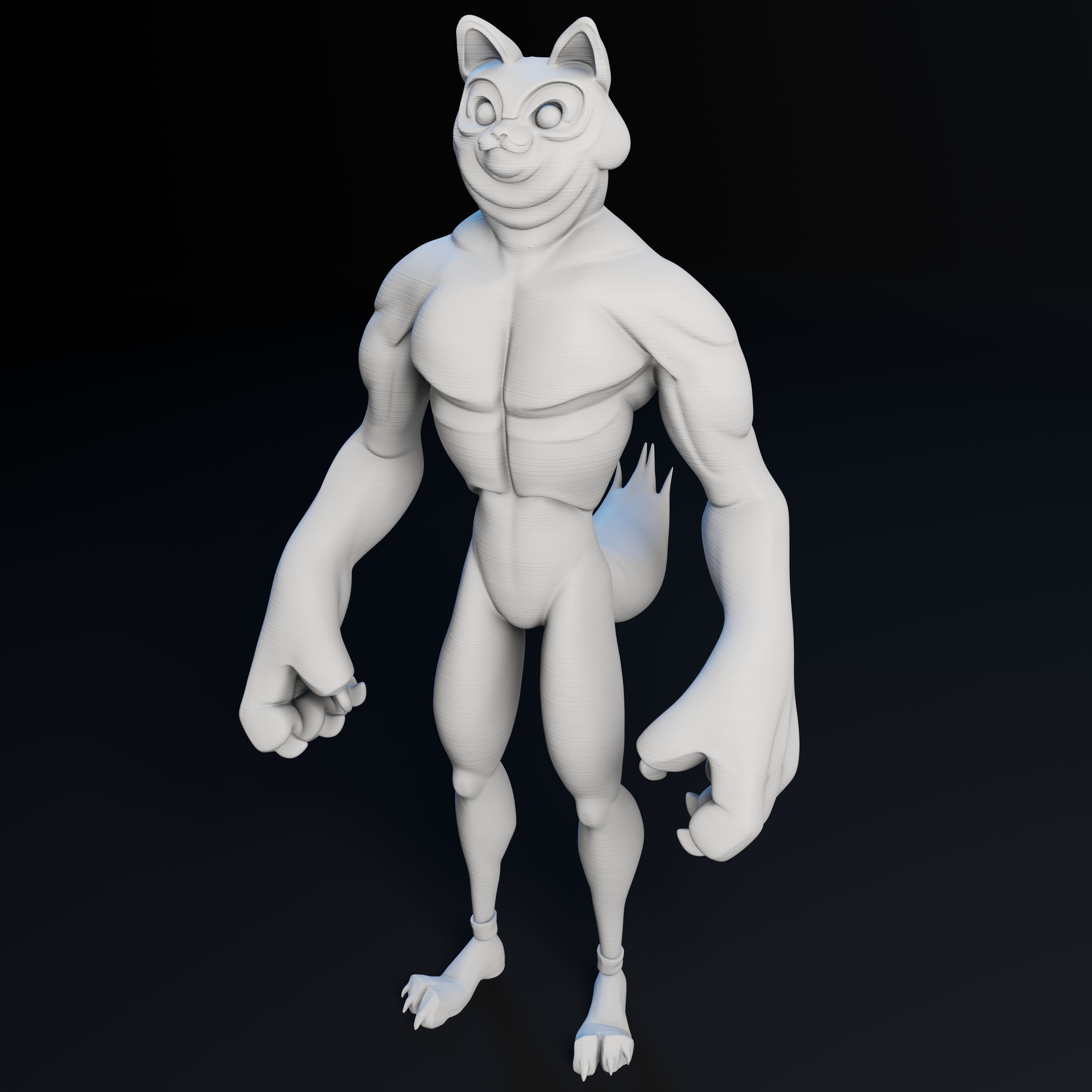 Kitty Cat Dude - 3D Print Model 3D print model_3