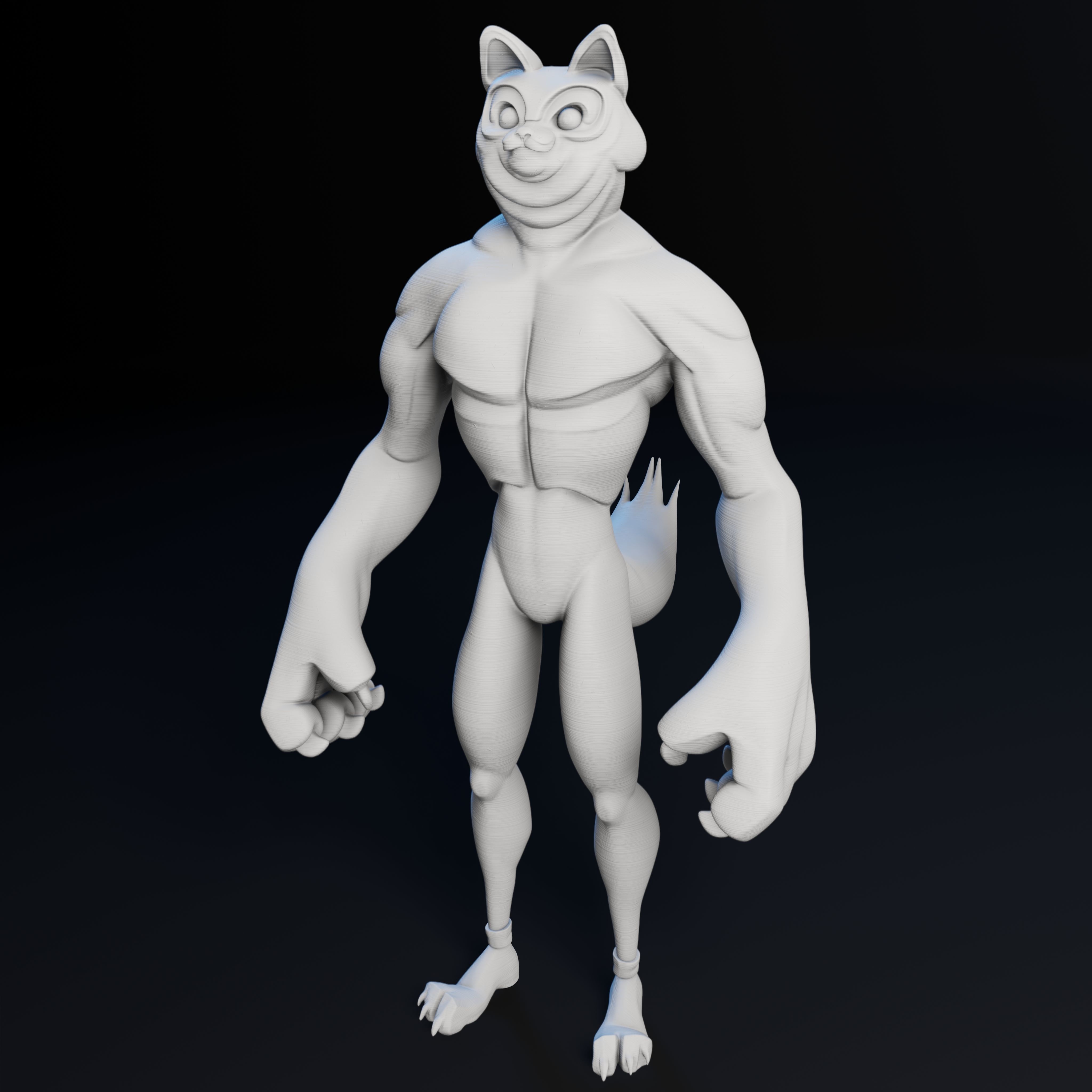 Kitty Cat Dude - 3D Print Model 3D print model_10