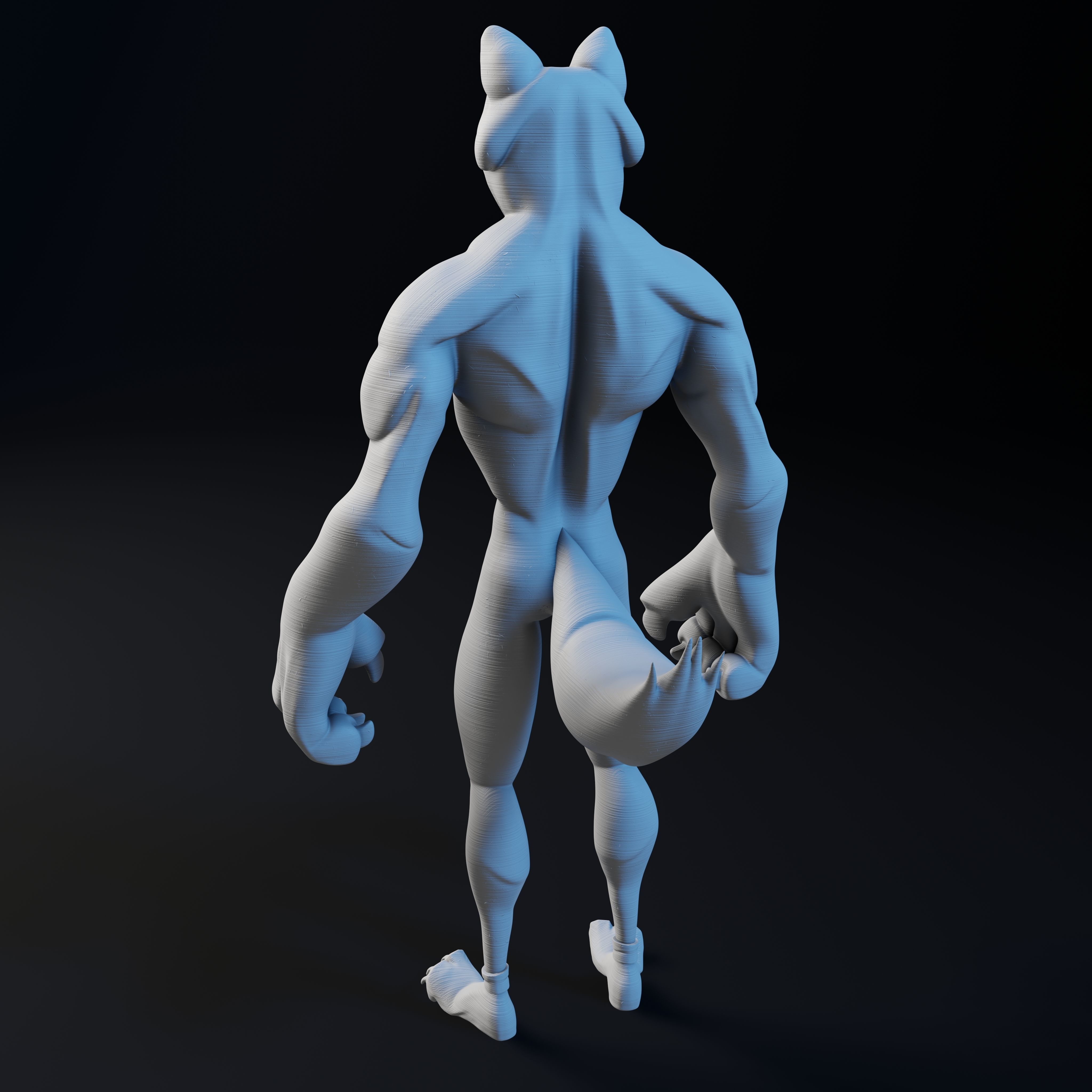 Kitty Cat Dude - 3D Print Model 3D print model_35