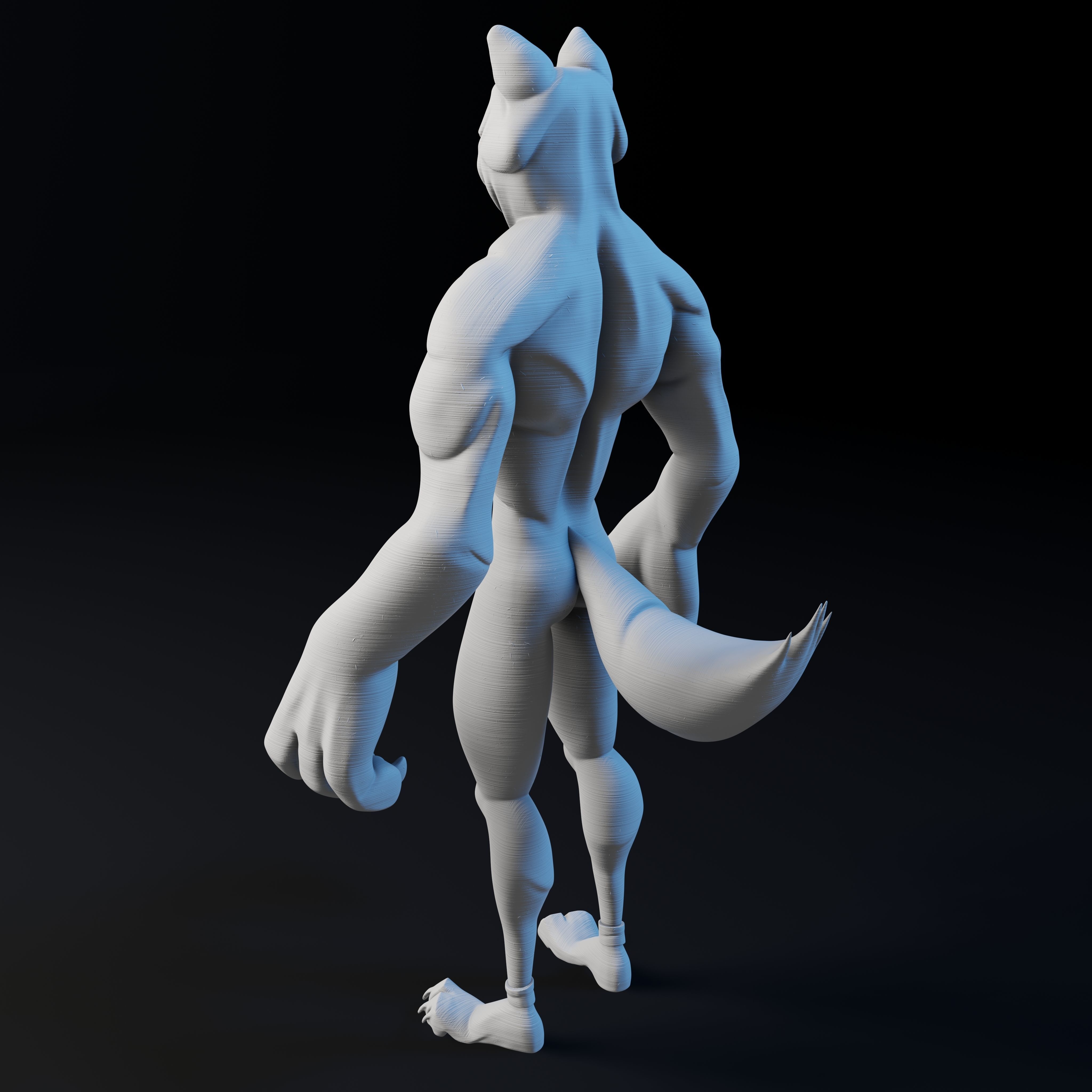 Kitty Cat Dude - 3D Print Model 3D print model_34