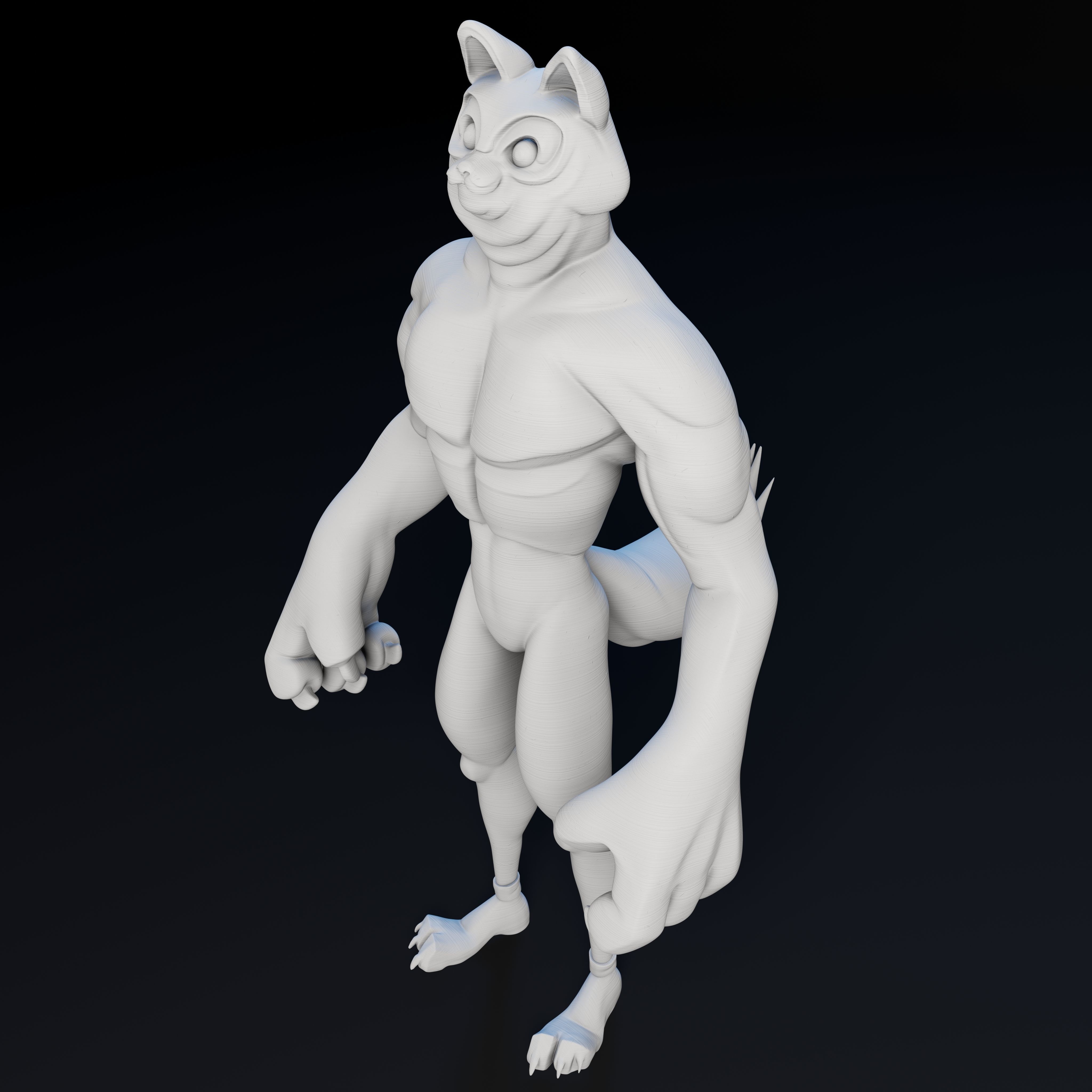 Kitty Cat Dude - 3D Print Model 3D print model_5
