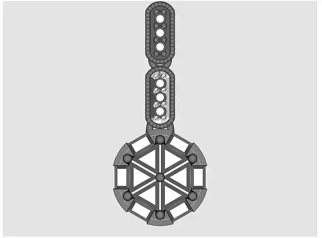 hexagon pendant 