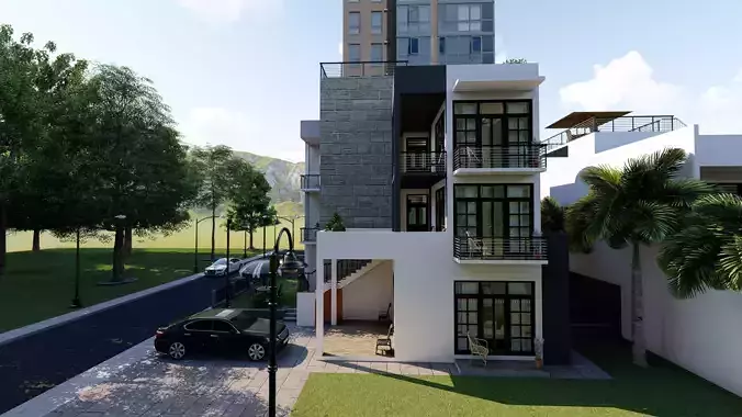 Exterior House 3d model 