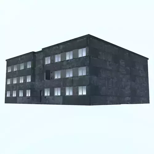 Old apartments exterior