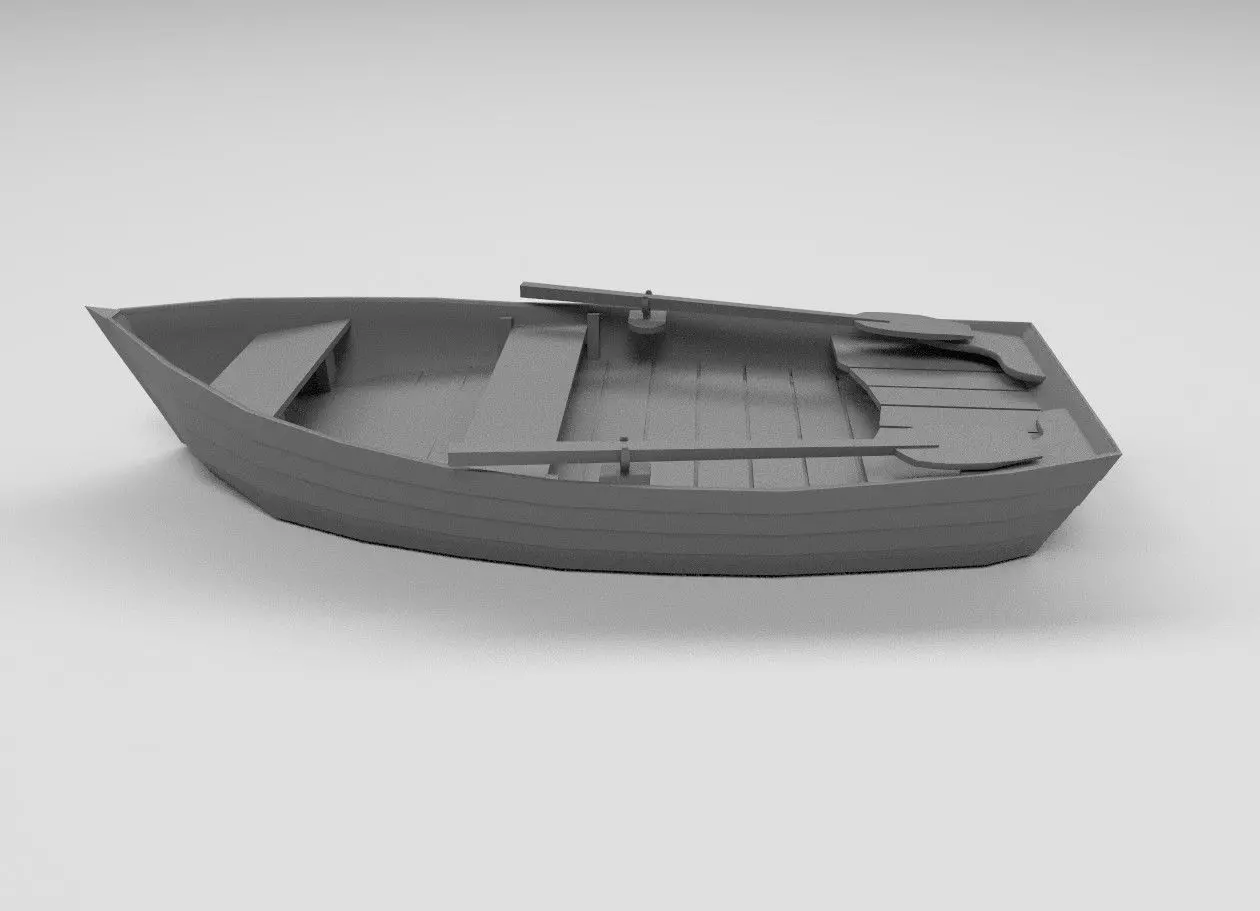 Boat 3d Model Free 3D model