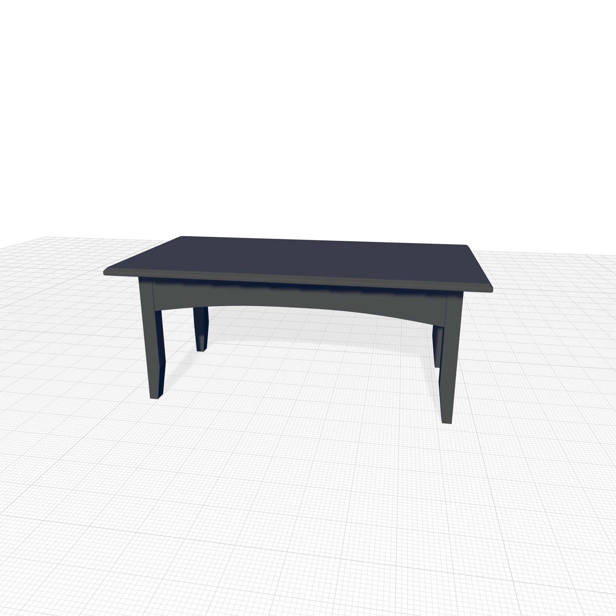 Shaker Coffee Designer Table 3D model_1