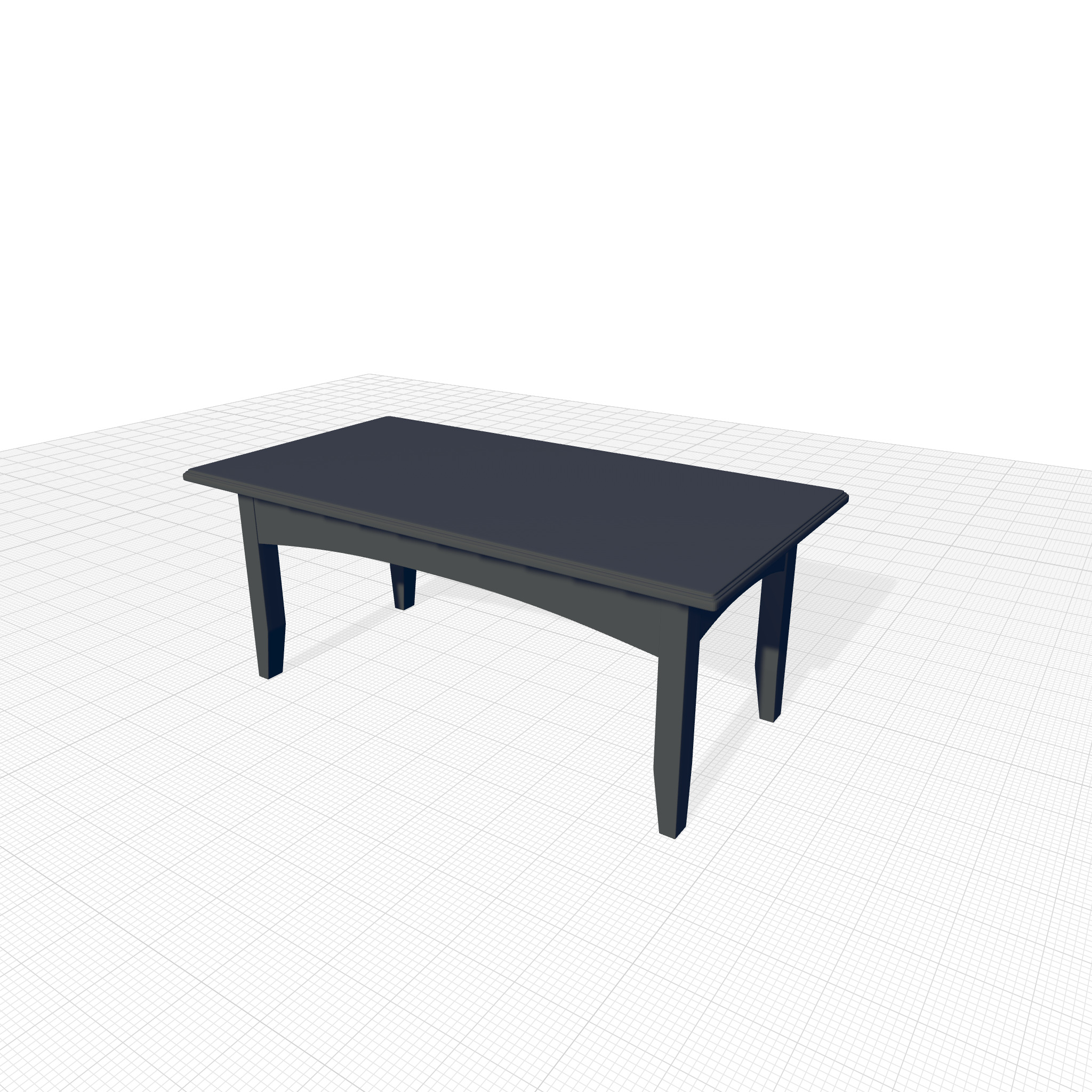 Shaker Coffee Designer Table 3D model_2