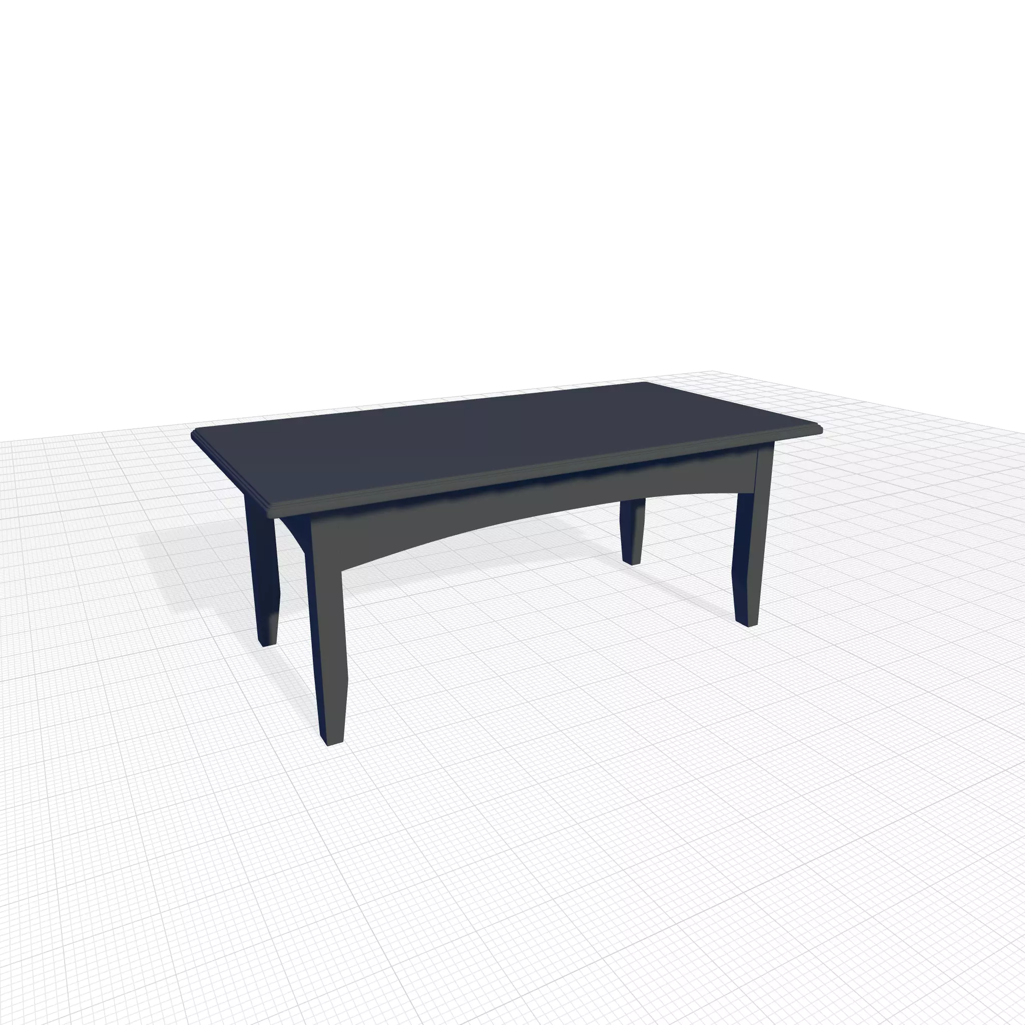 Shaker Coffee Designer Table 3D model_0