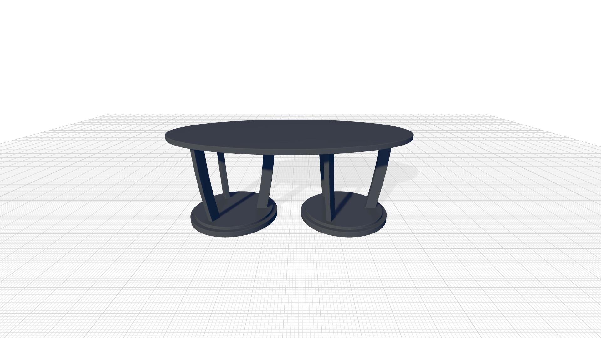 Newport Wood Abstract Coffee Table 3D model_3
