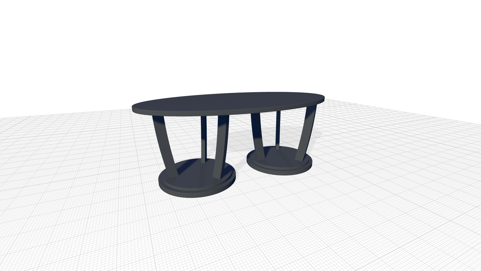 Newport Wood Abstract Coffee Table 3D model_4