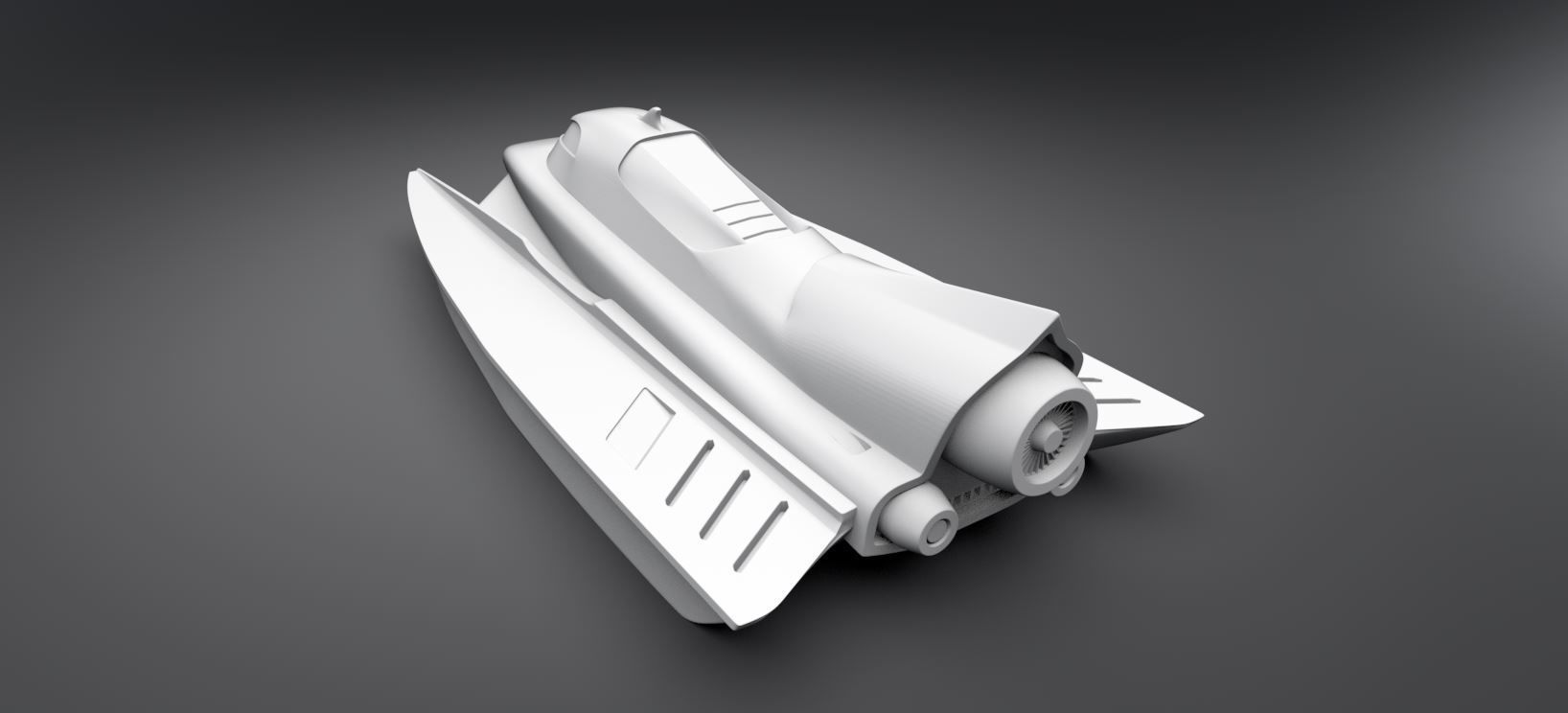 Dragboat Replica Printable 3D print model_2