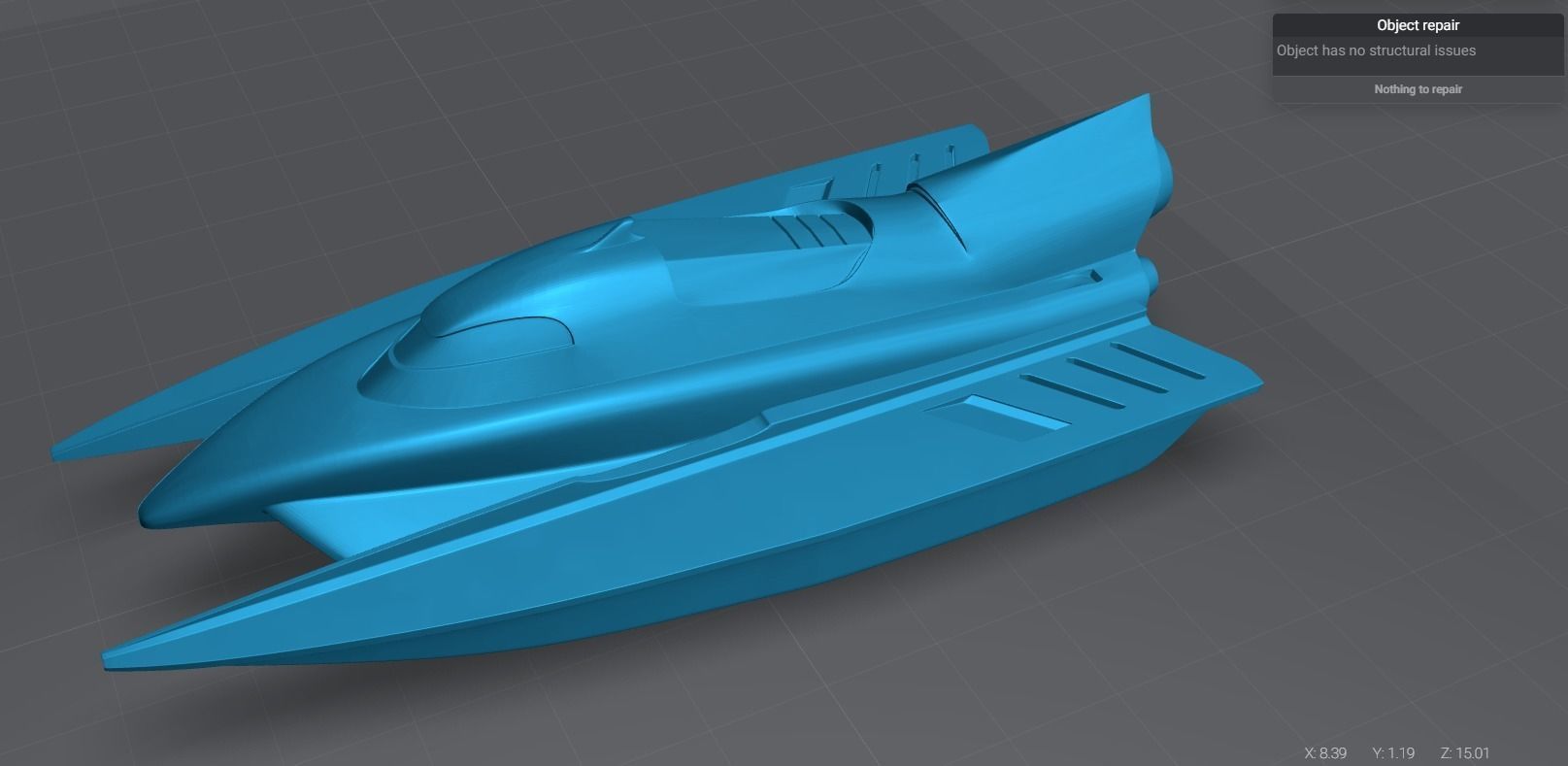Dragboat Replica Printable 3D print model_5