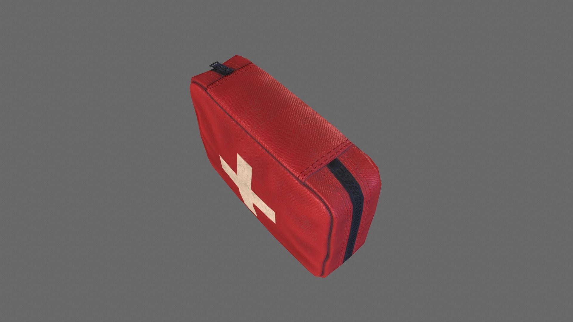 First Aid Kit Low-poly 3D model_5