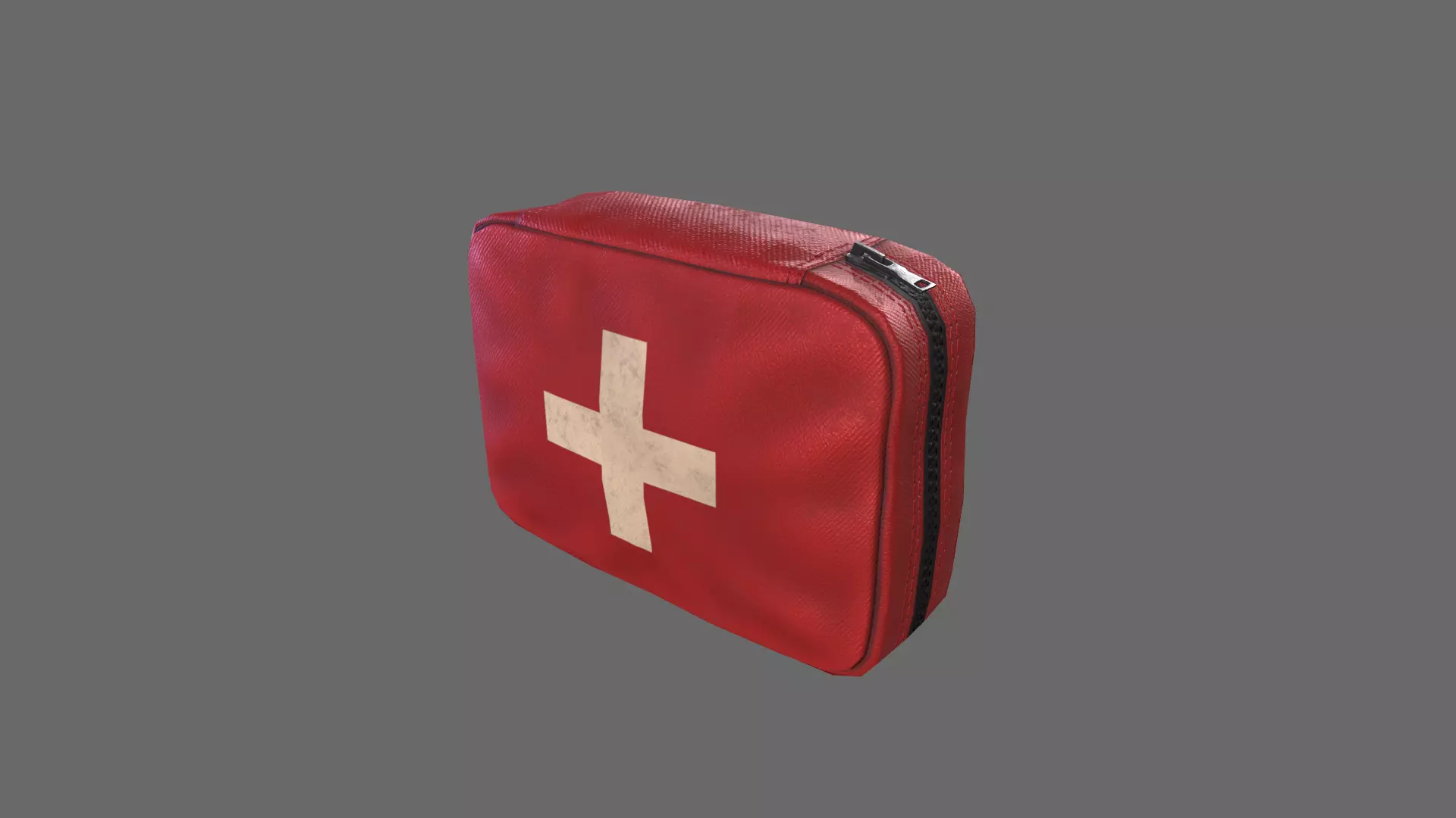 First Aid Kit Low-poly 3D model_0
