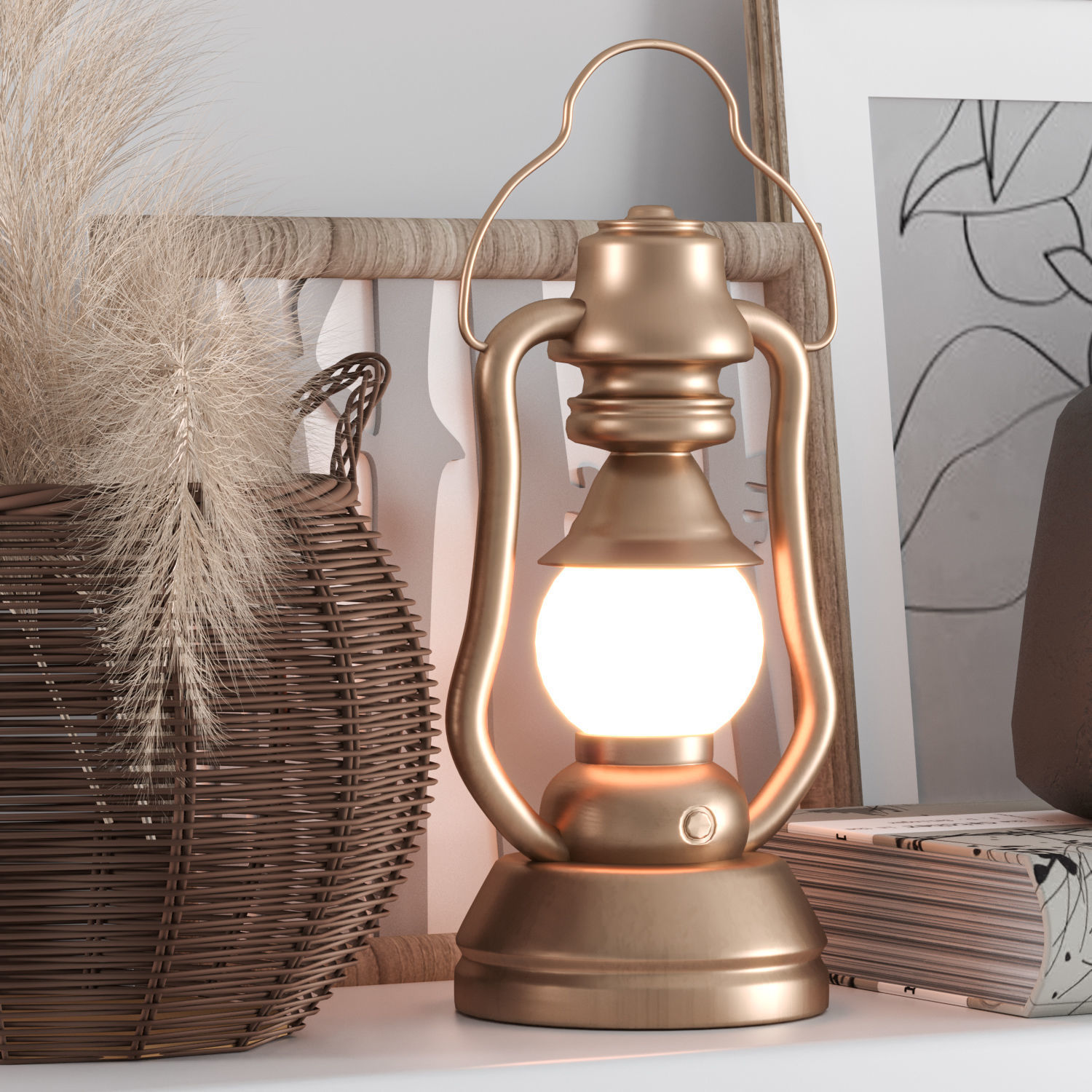 decorative set17 3D model_3