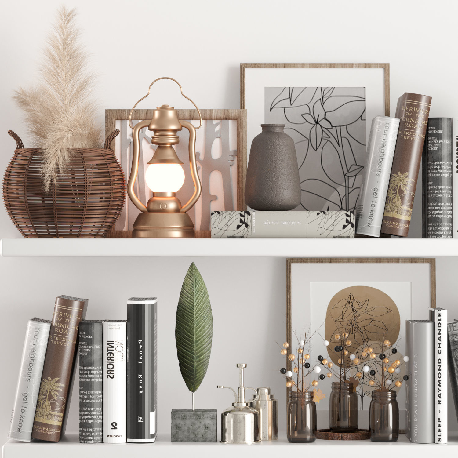 decorative set17 3D model_2