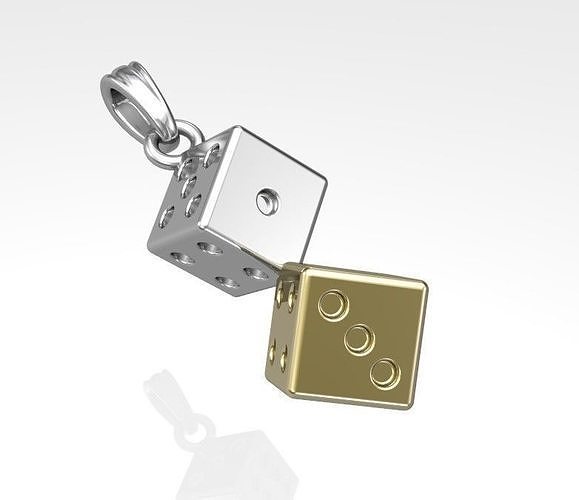 Dices pendant 3D print model