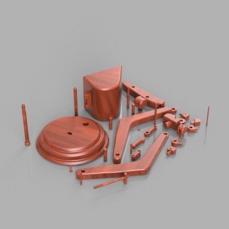 es lamp 3D print model_7