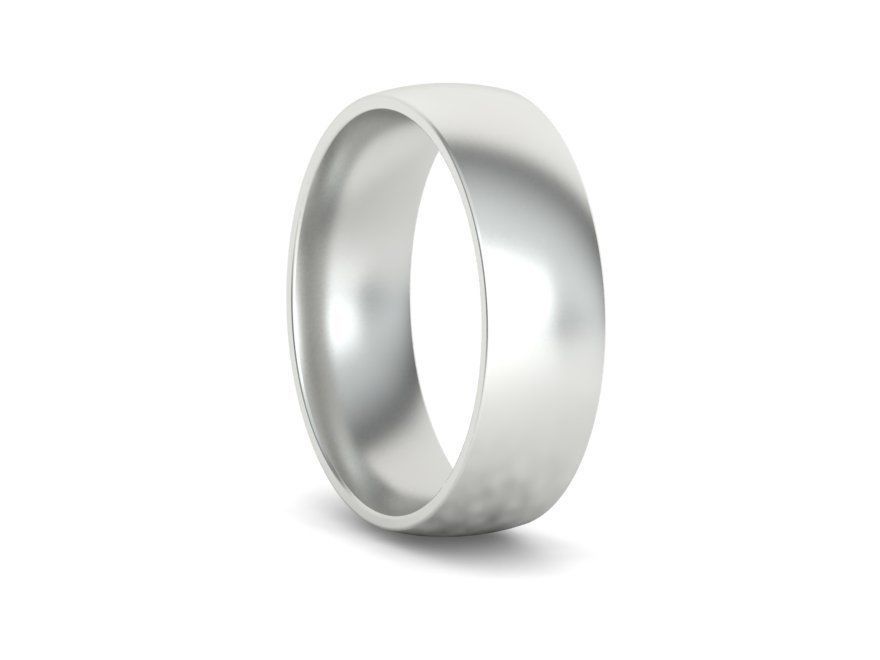 Traditional Court Wedding Band 6mm wide 4-13US sizes 3D print model_25