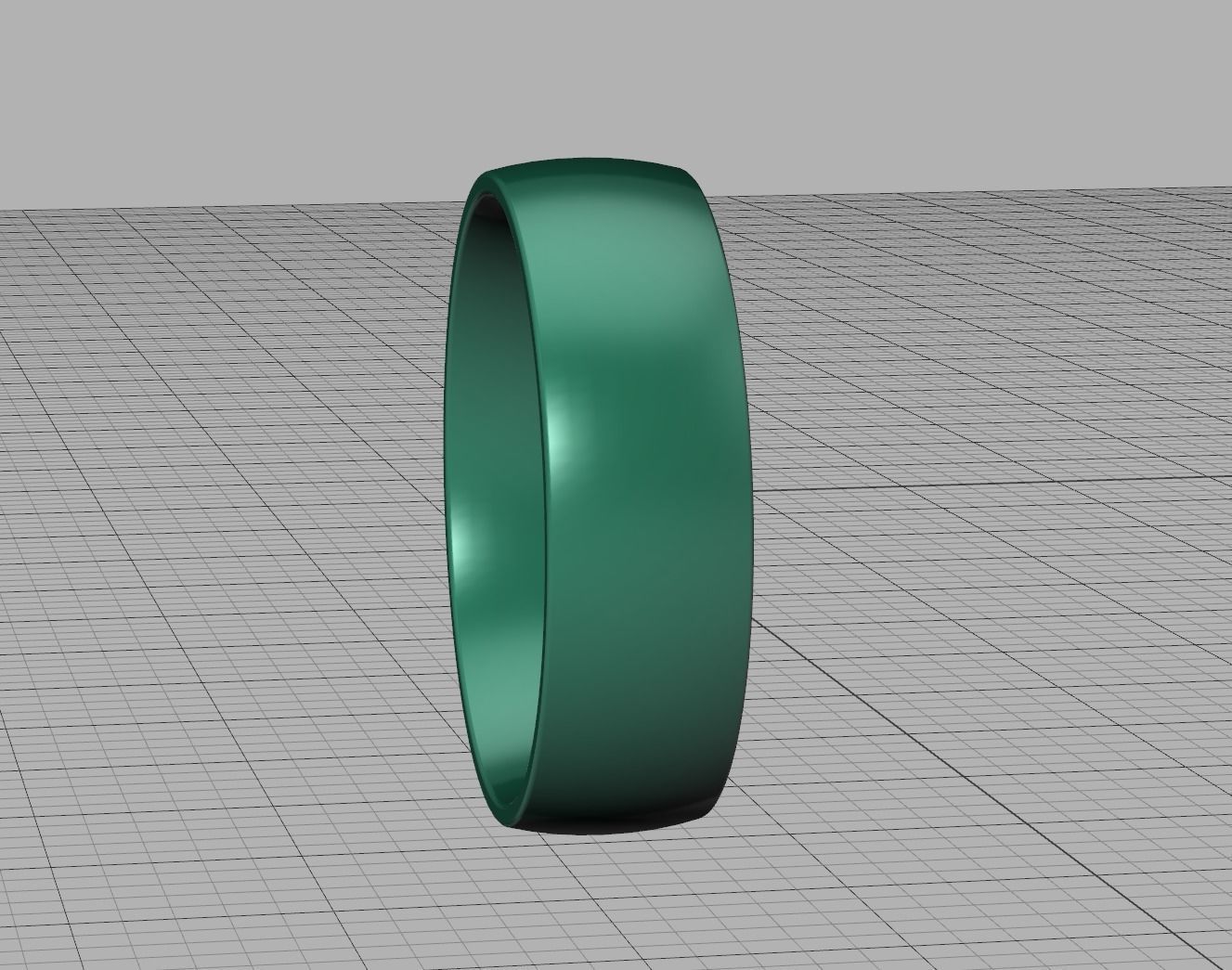 Traditional Court Wedding Band 6mm wide 4-13US sizes 3D print model_20