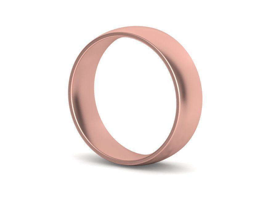 Traditional Court Wedding Band 6mm wide 4-13US sizes 3D print model_21