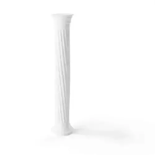 Column White Diagonal Striped