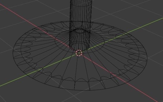 Bar Stool Low-poly 3D model_7