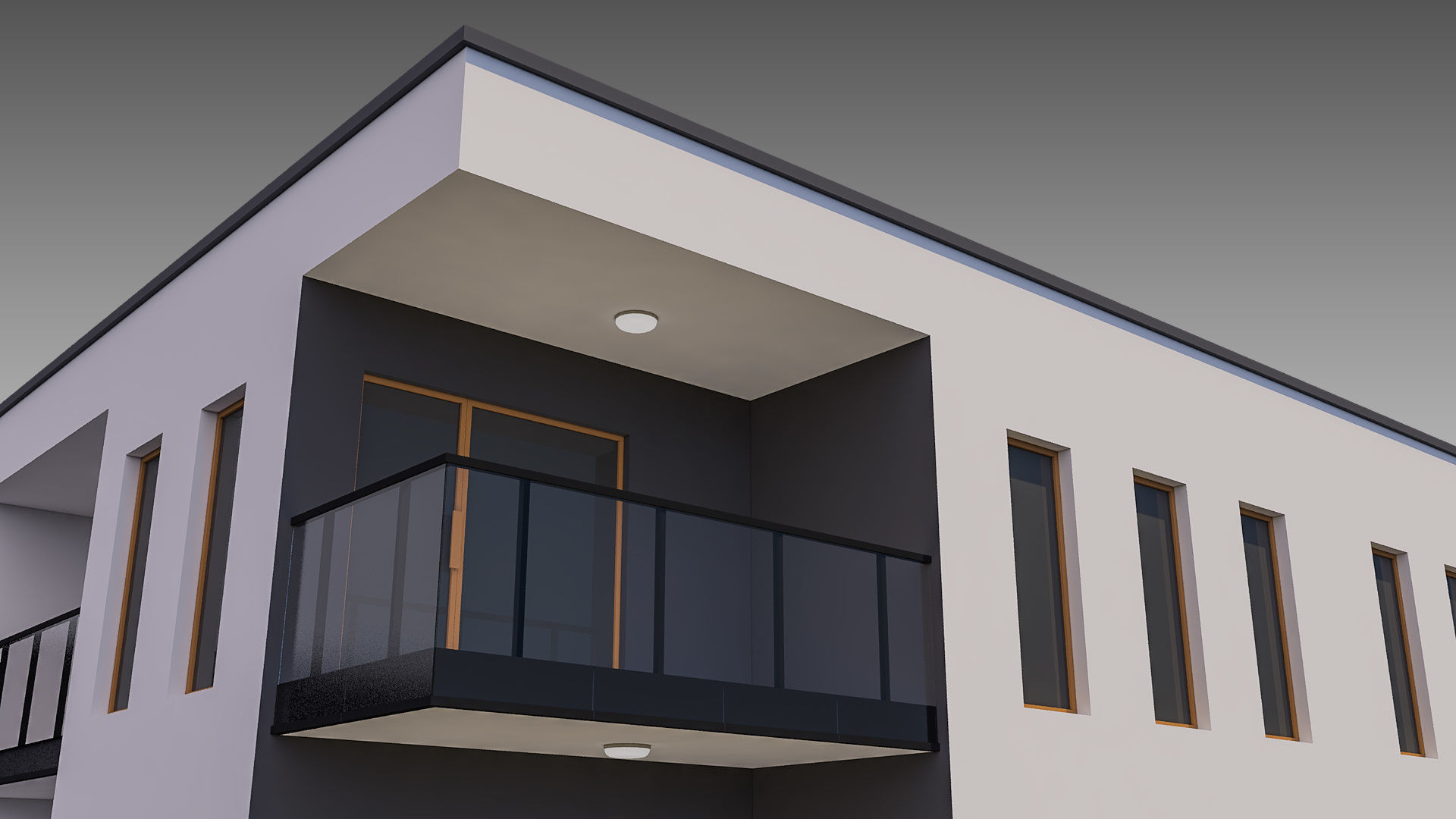 Apartment Building 007 3D model_3