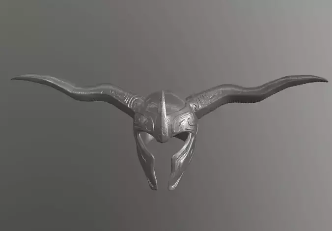 knight online-orc helmet - 3d print model 3D print model