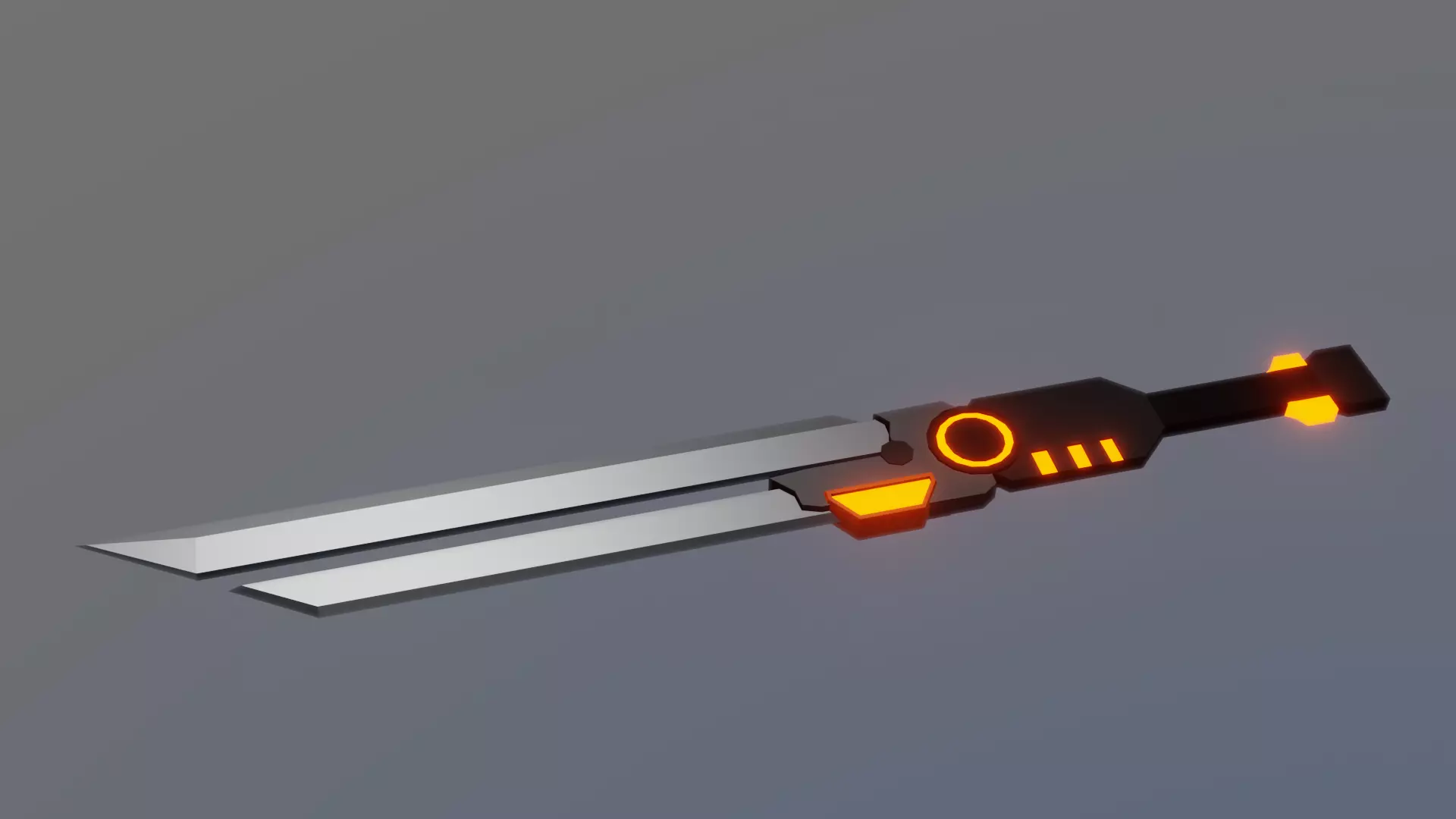 Scifi Sword Pack Low-poly 3D model_0