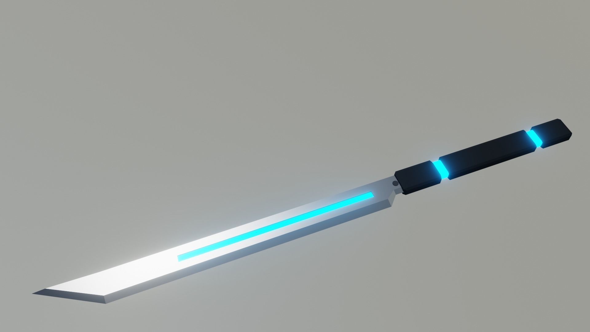 Scifi Sword Pack Low-poly 3D model_9