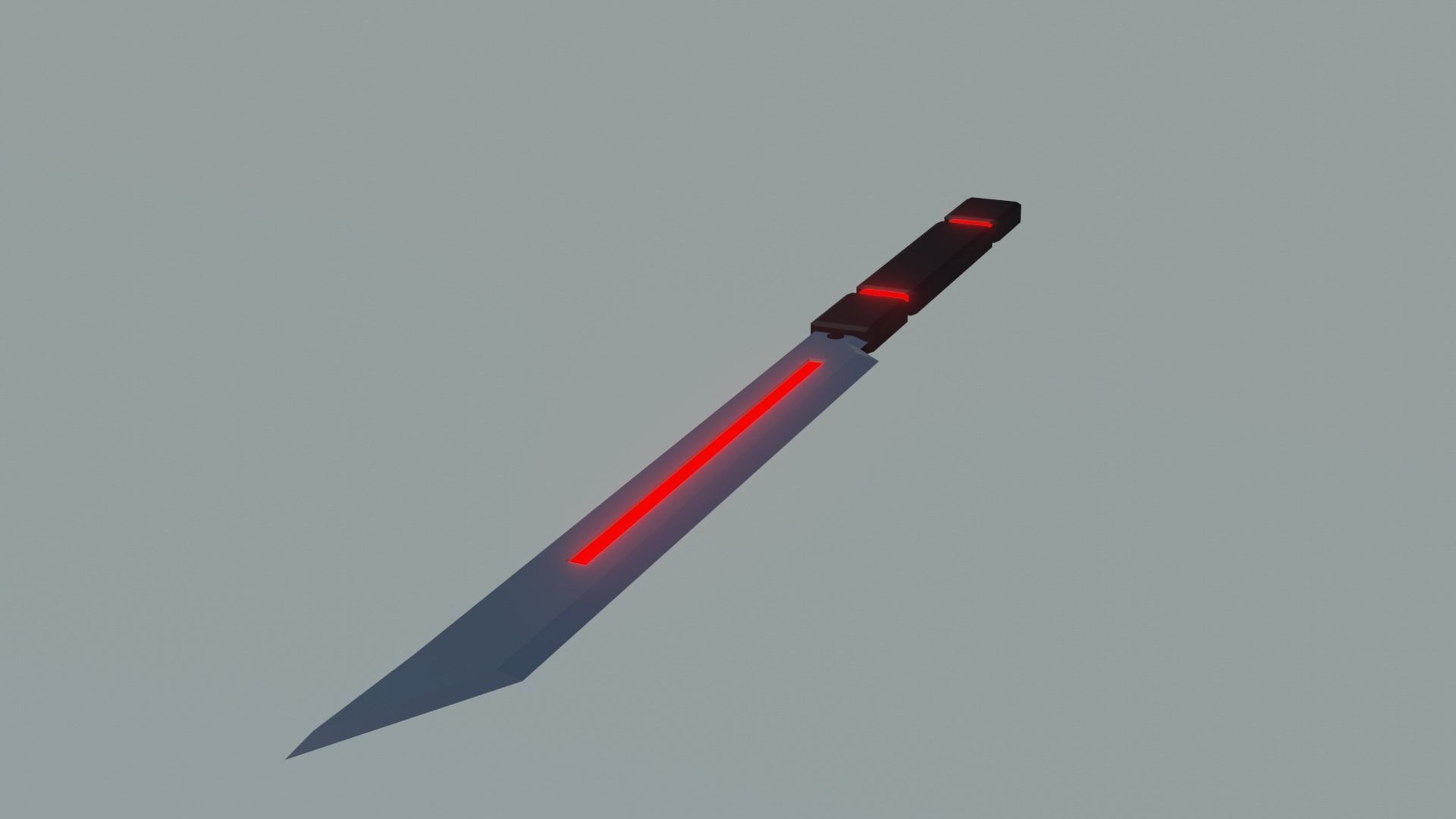 Scifi Sword Pack Low-poly 3D model_5