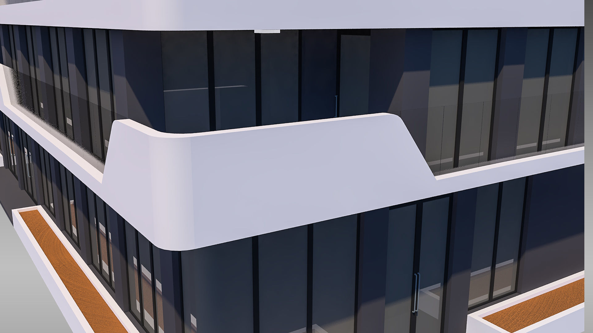 Apartment Building 009 3D model_9