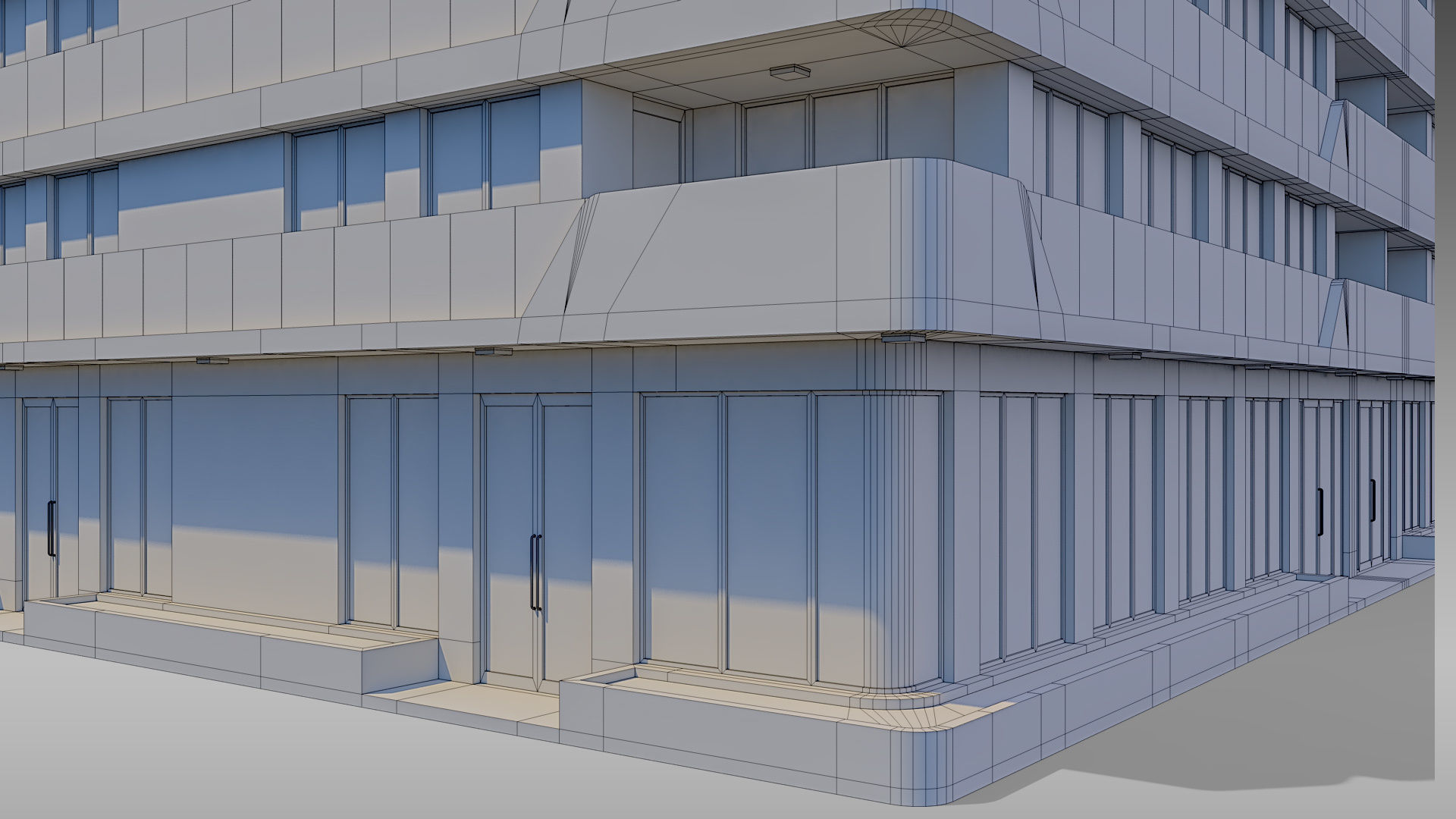 Apartment Building 009 3D model_17