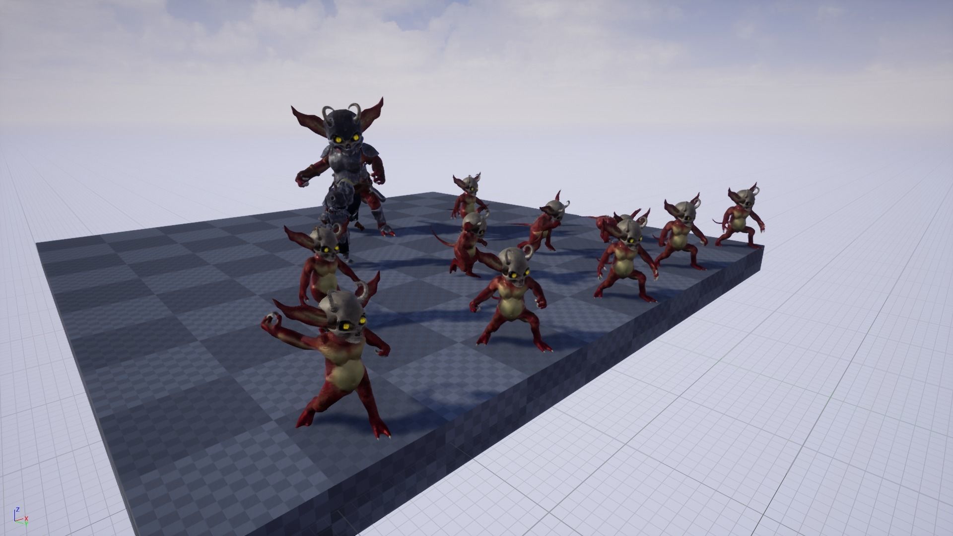 Hellming Warrior Low-poly 3D model_5