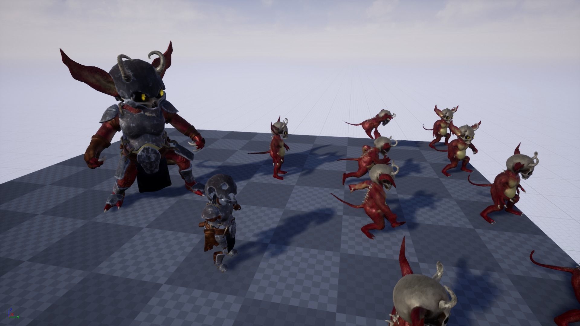 Hellming Warrior Low-poly 3D model_6