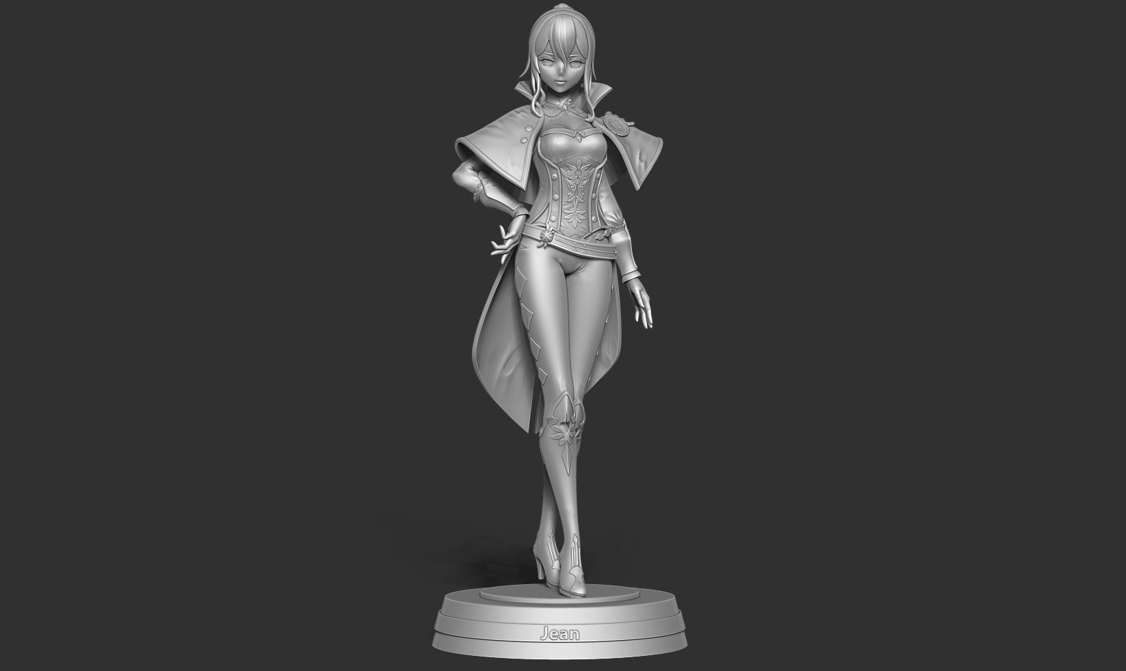 Jean - Genshin Impact Fanart 3D print model_16