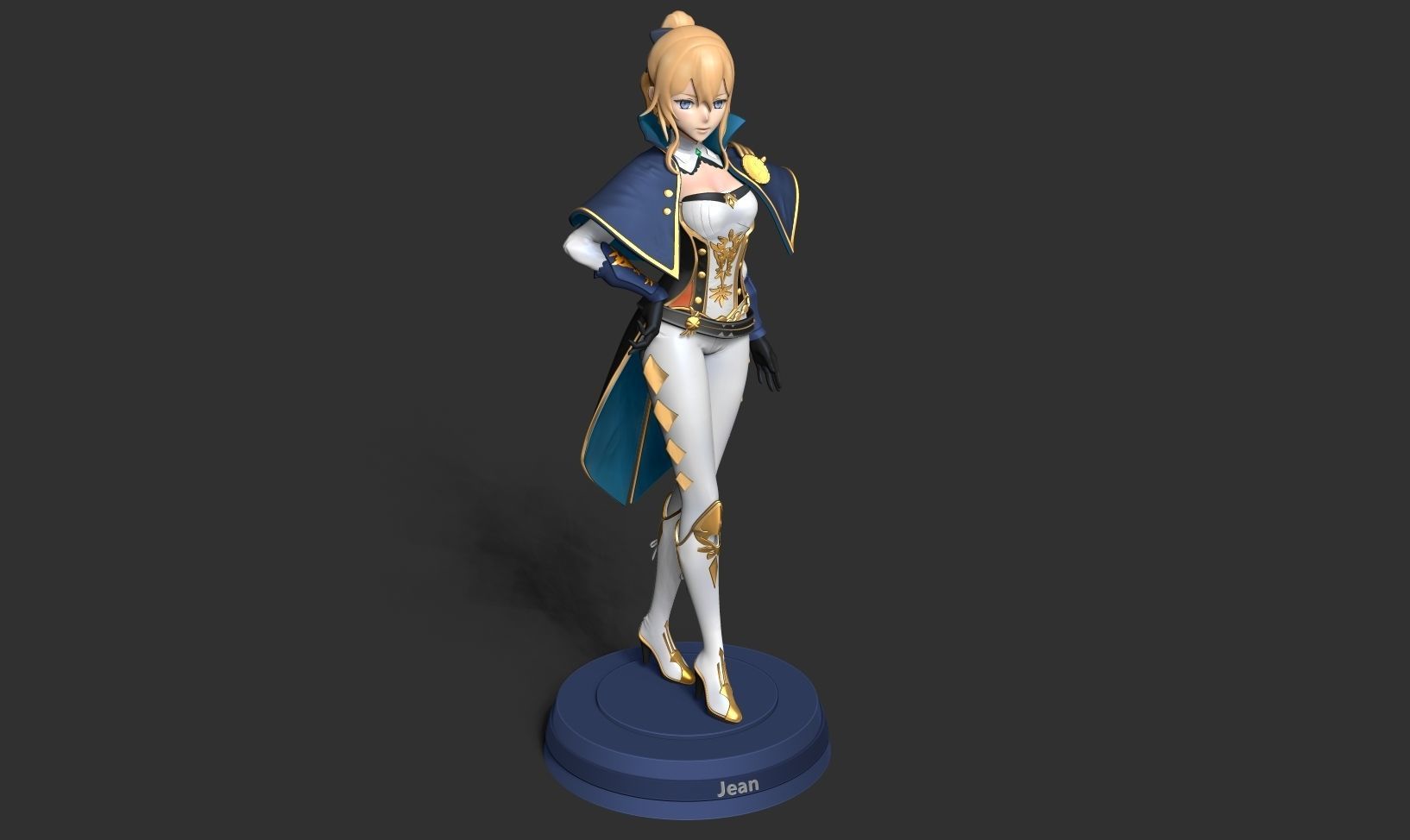 Jean - Genshin Impact Fanart 3D print model_21